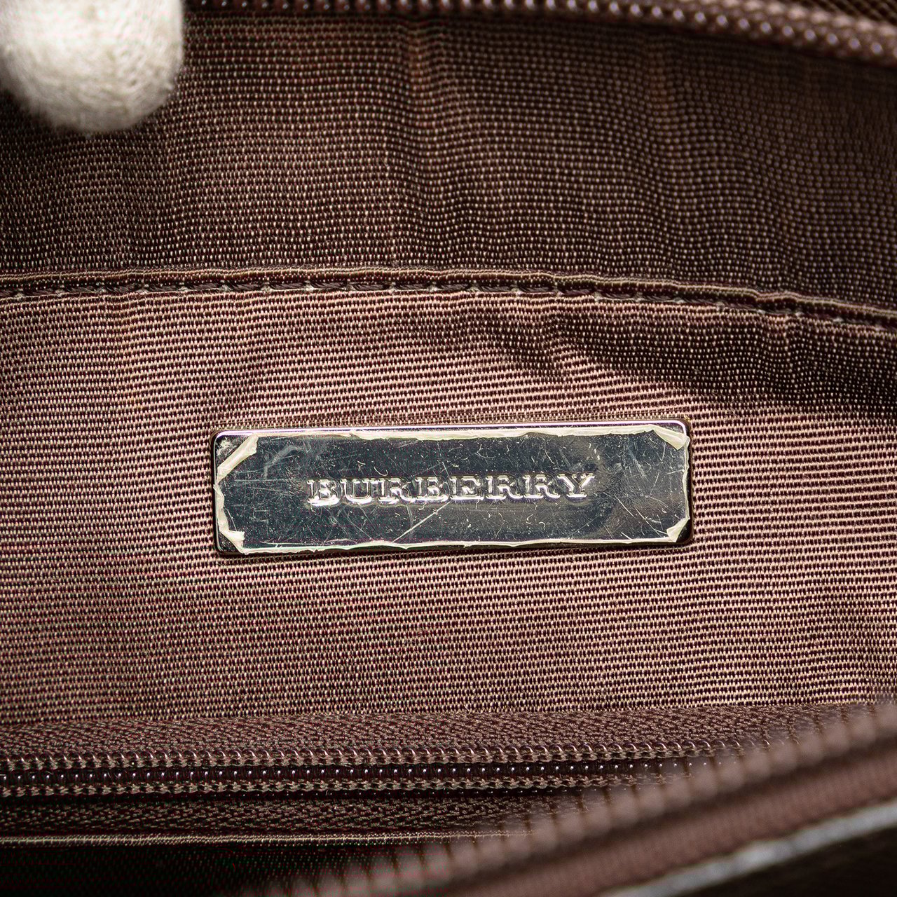 Burberry House Check Canvas Tote Bruin