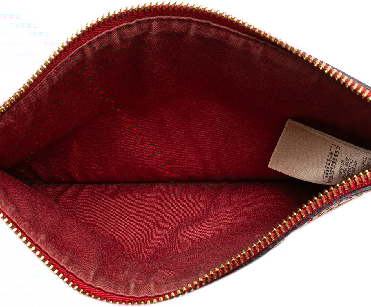 Burberry Small Haymarket Check Coated Canvas Canterbury Tote Bruin