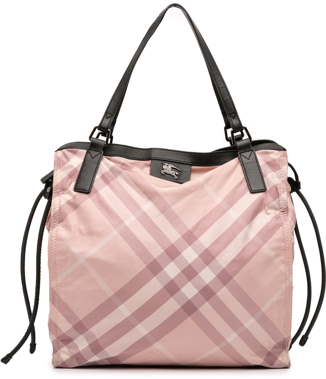 Burberry Supernova Check Nylon Buckleigh Tote Roze