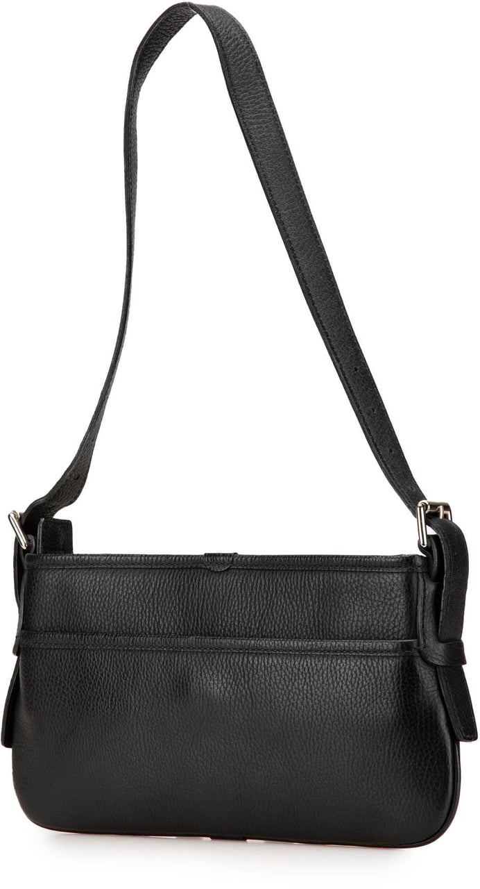 Burberry Leather Shoulder Bag Zwart
