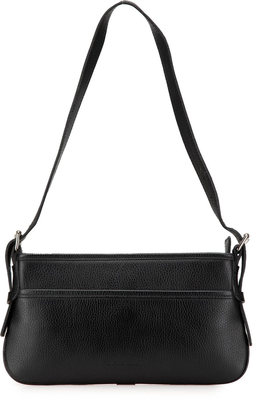 Burberry Leather Shoulder Bag Zwart