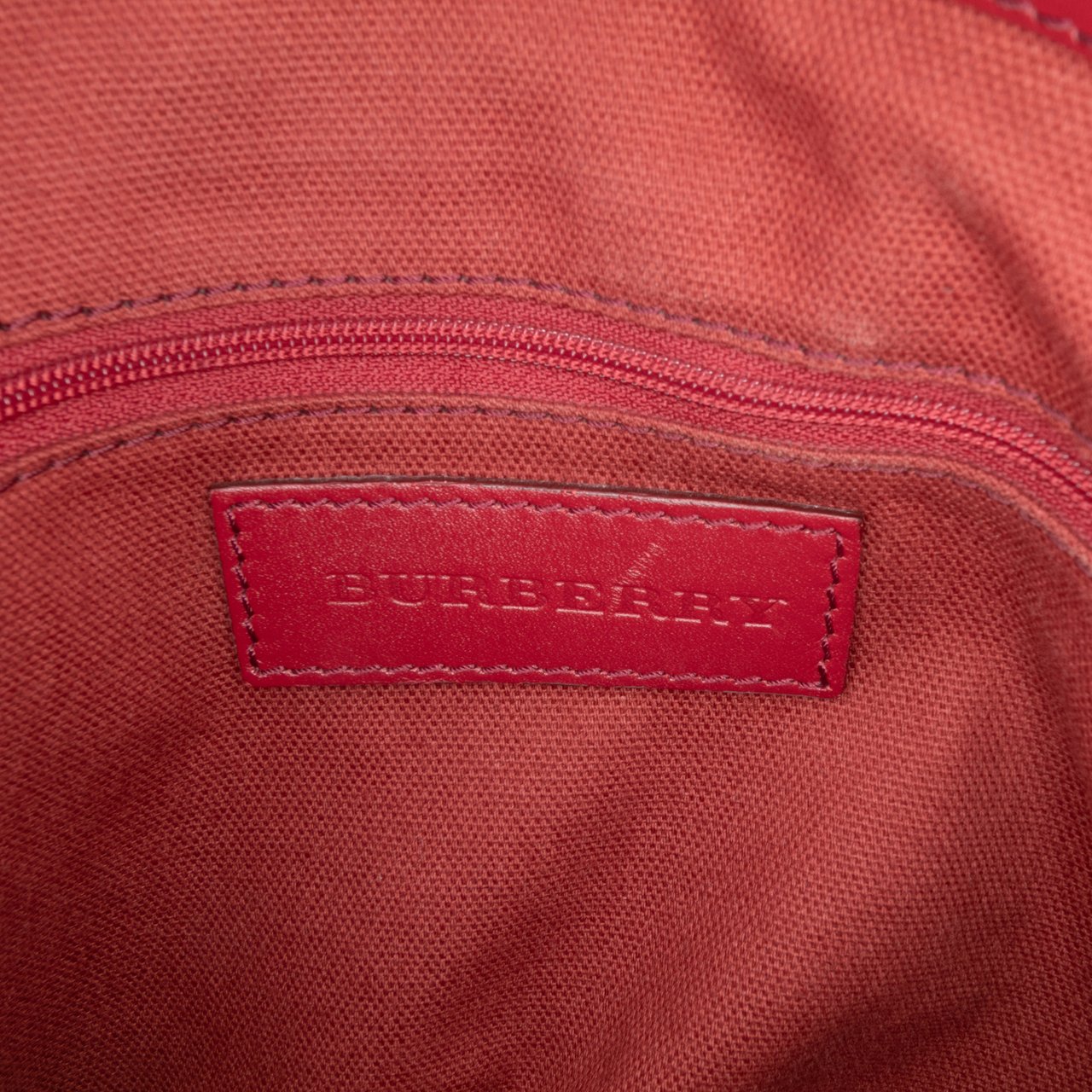 Burberry Haymarket Check Coated Canvas Golderton Satchel Bruin