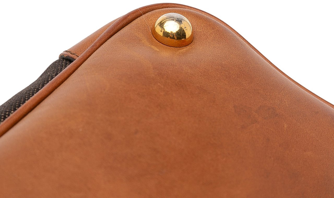 Burberry Medium Mega Check Canvas Bloomsbury Saddle Satchel Bruin