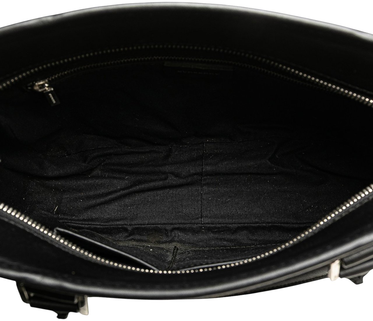 Burberry Superenova Check Wool Tote Zwart