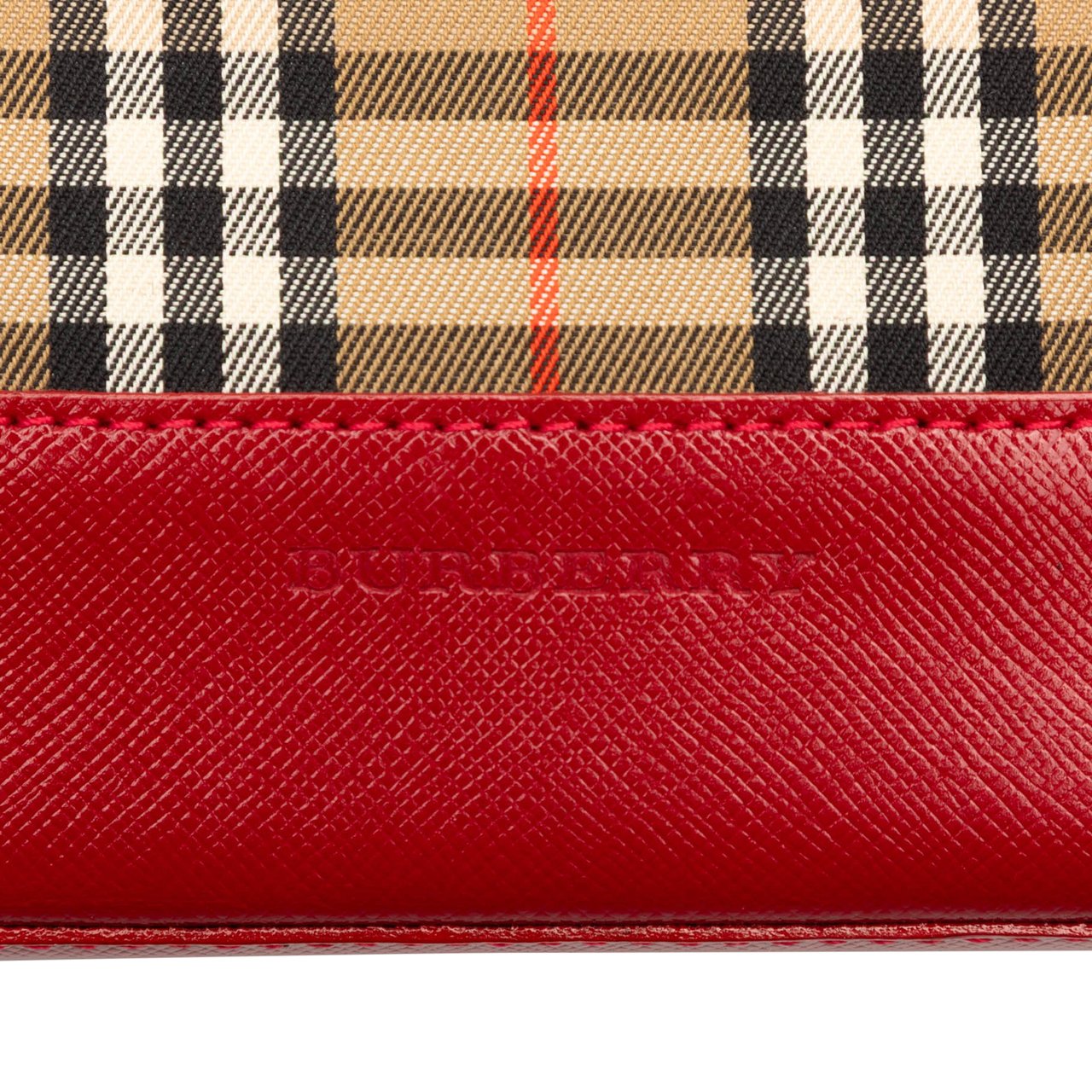 Burberry Haymarket Check Shoulder Bag Bruin