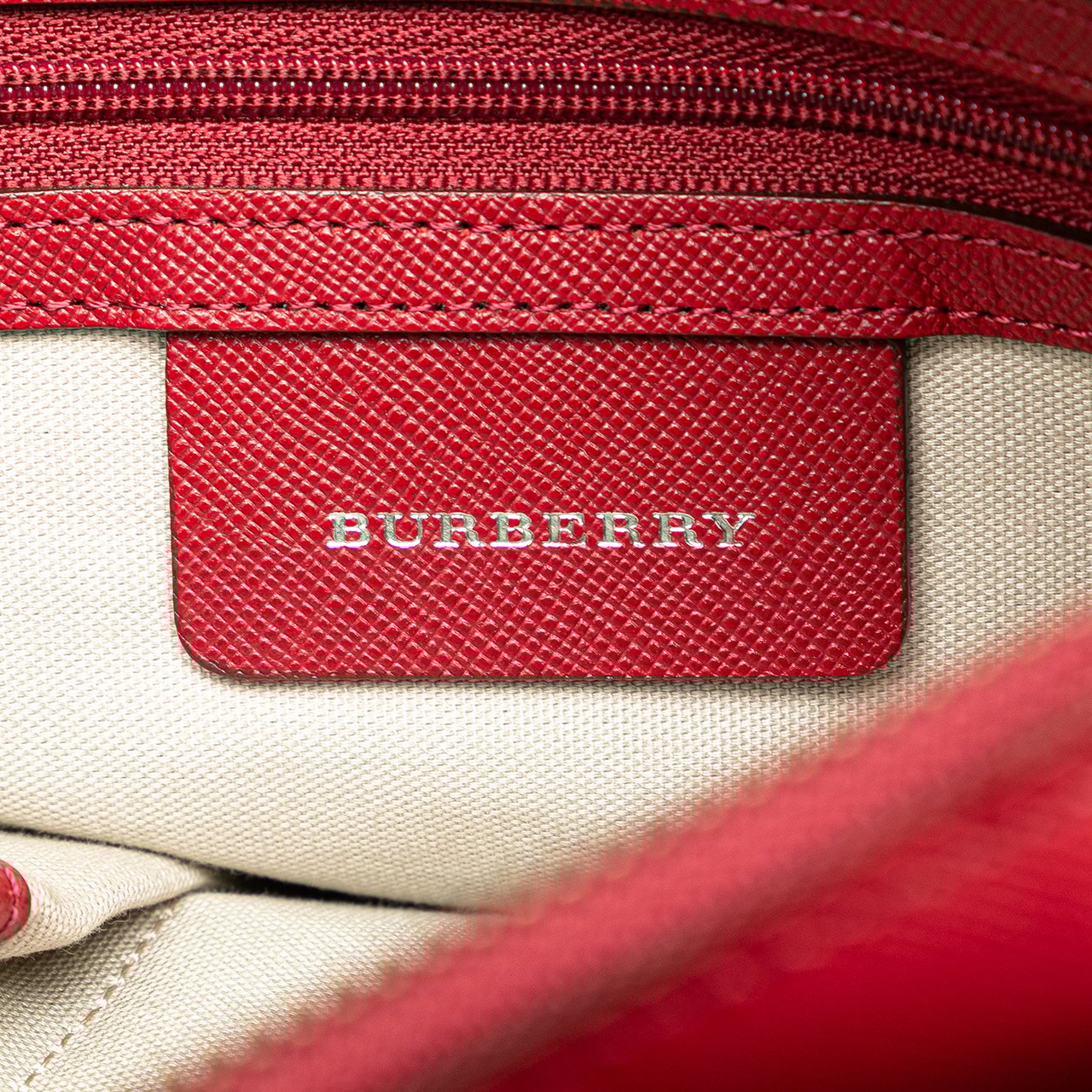 Burberry Nova Check Canvas Handbag Bruin