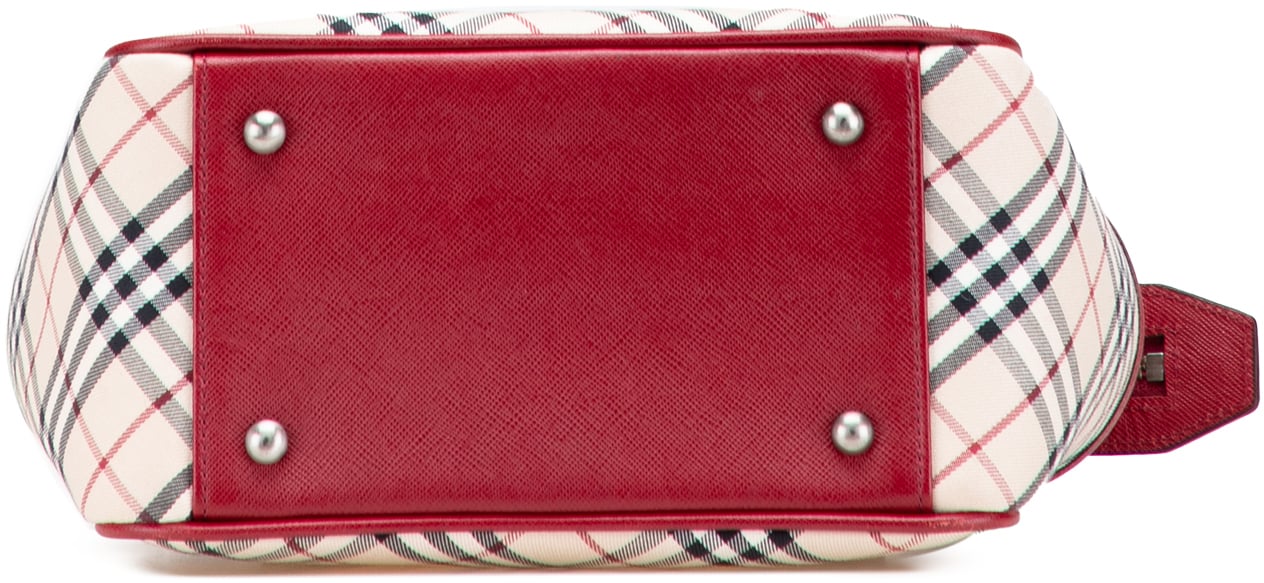 Burberry Nova Check Canvas Handbag Bruin