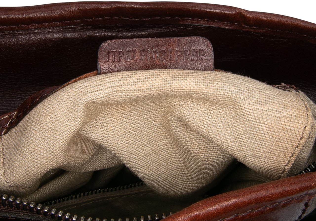 Burberry Mega Check Canvas Lowry Satchel Bruin