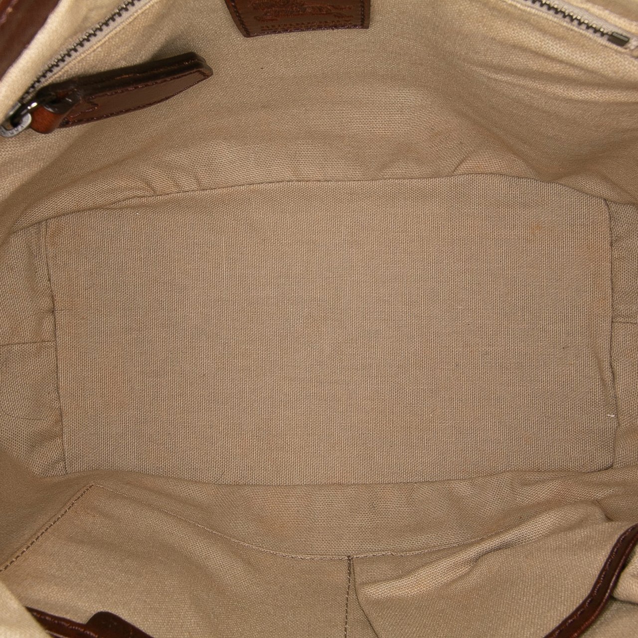 Burberry Mega Check Canvas Lowry Satchel Bruin