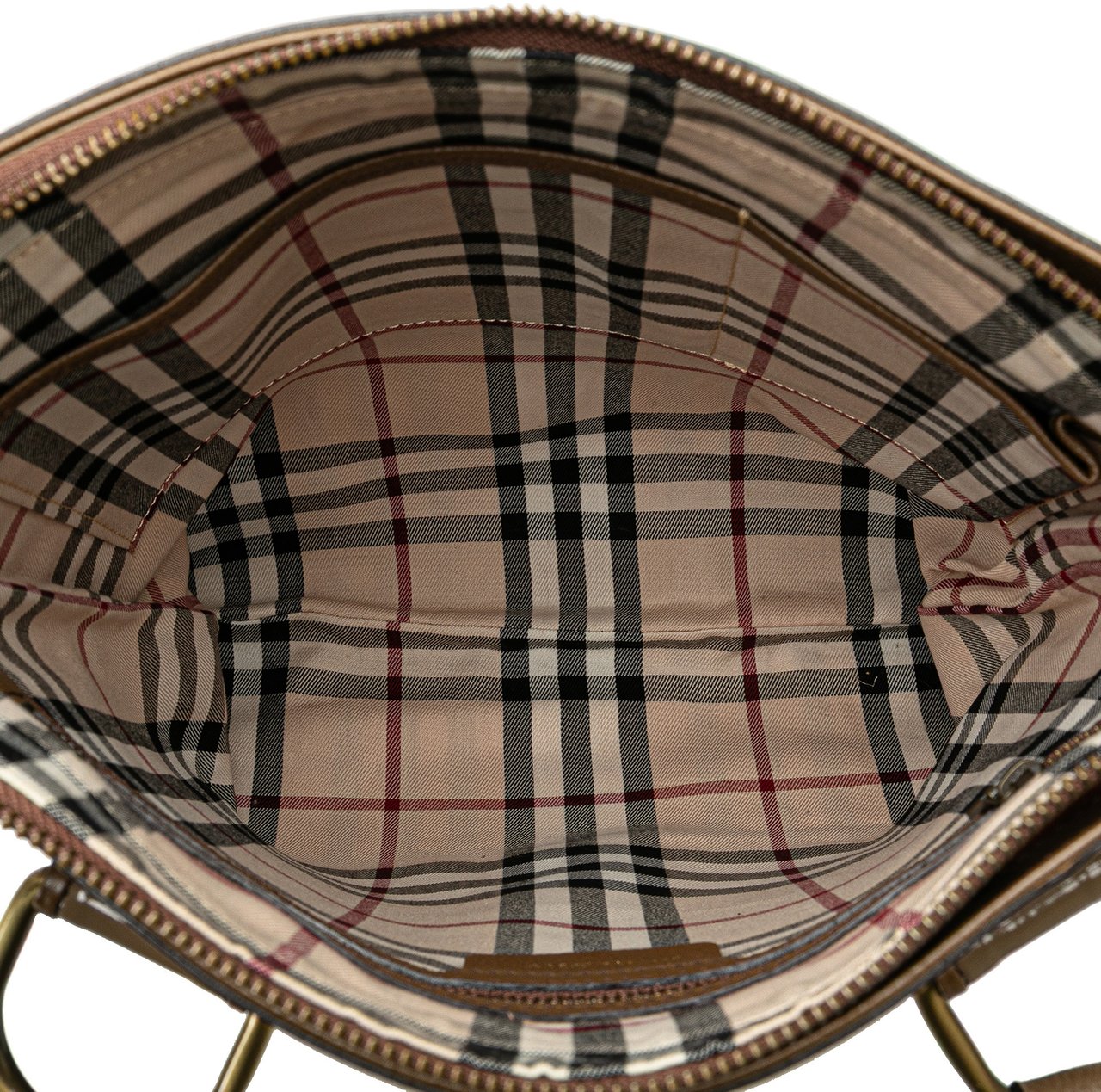 Burberry Leather Tote Bruin