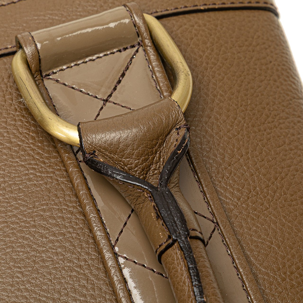 Burberry Leather Tote Bruin