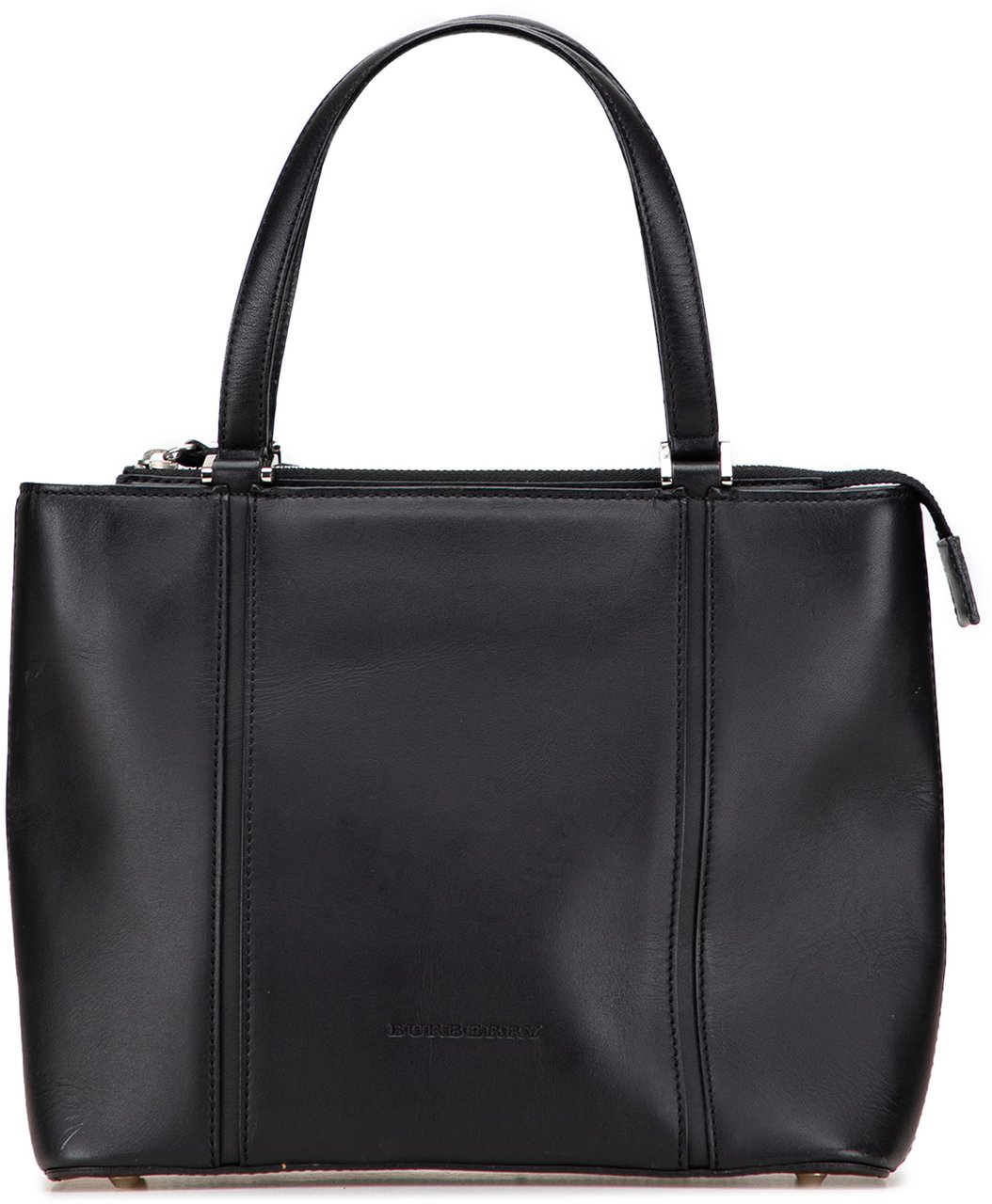 Burberry Leather Handbag Zwart