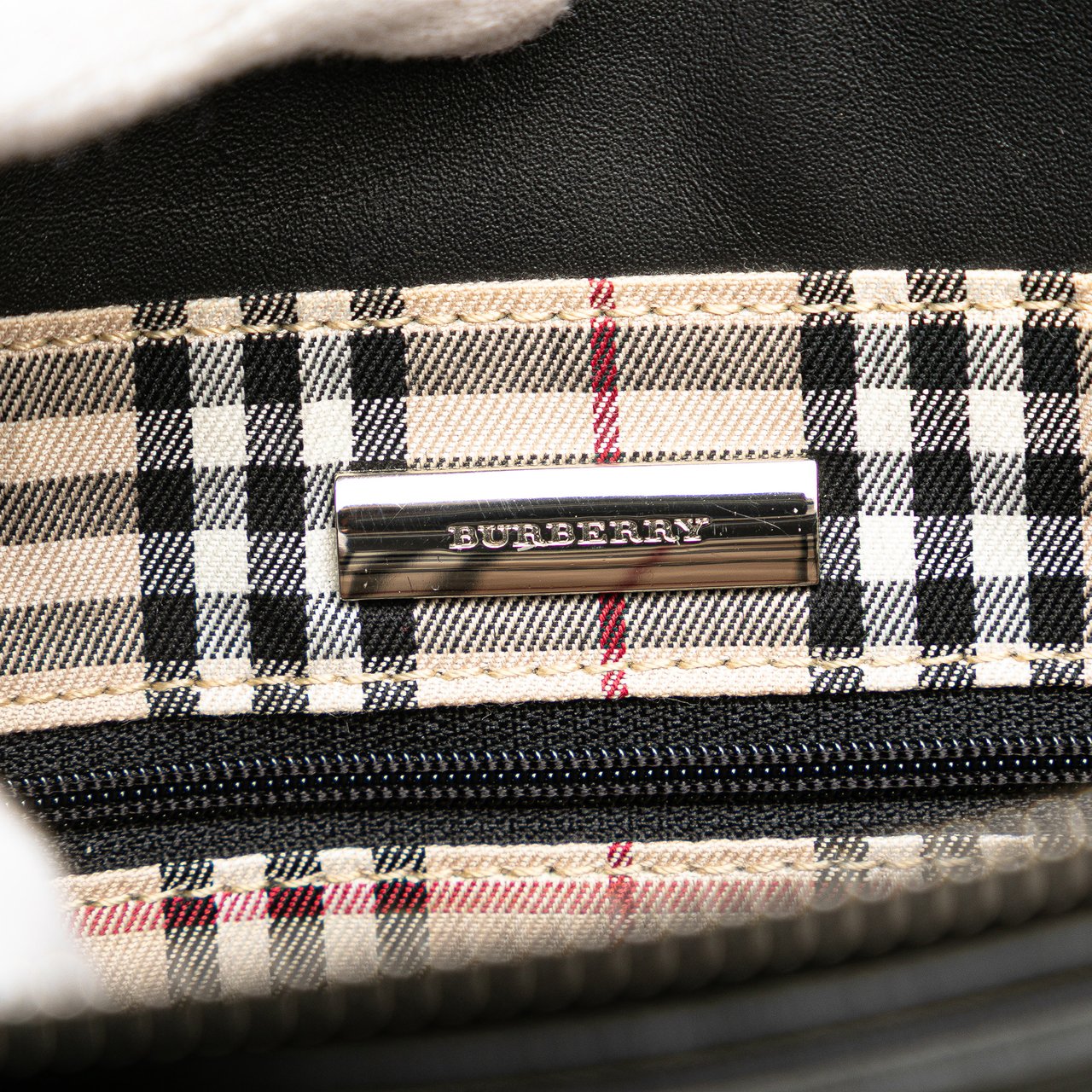 Burberry Leather Handbag Zwart