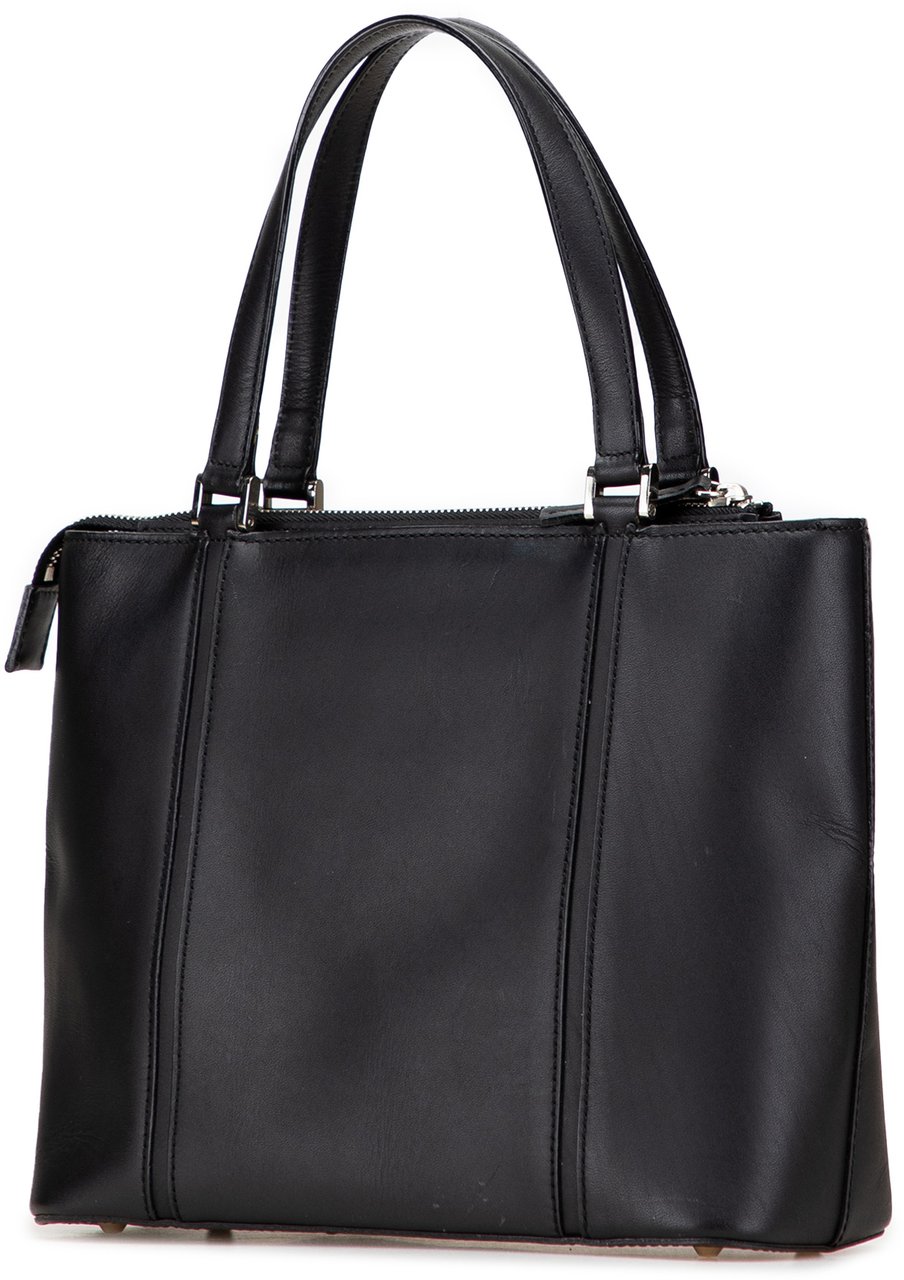 Burberry Leather Handbag Zwart