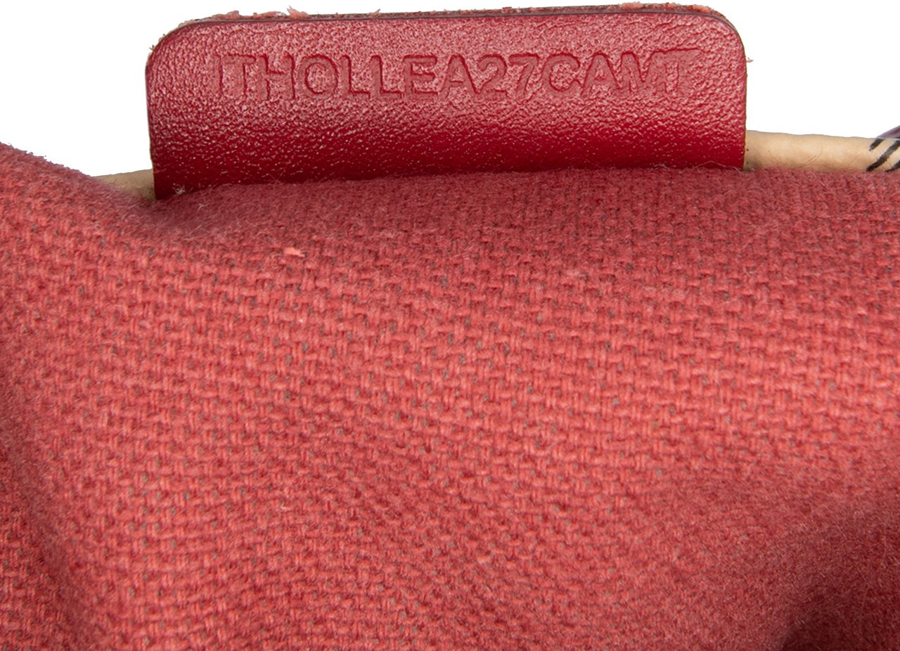 Burberry Small Haymarket Check Coated Canvas Canterbury Tote Bruin