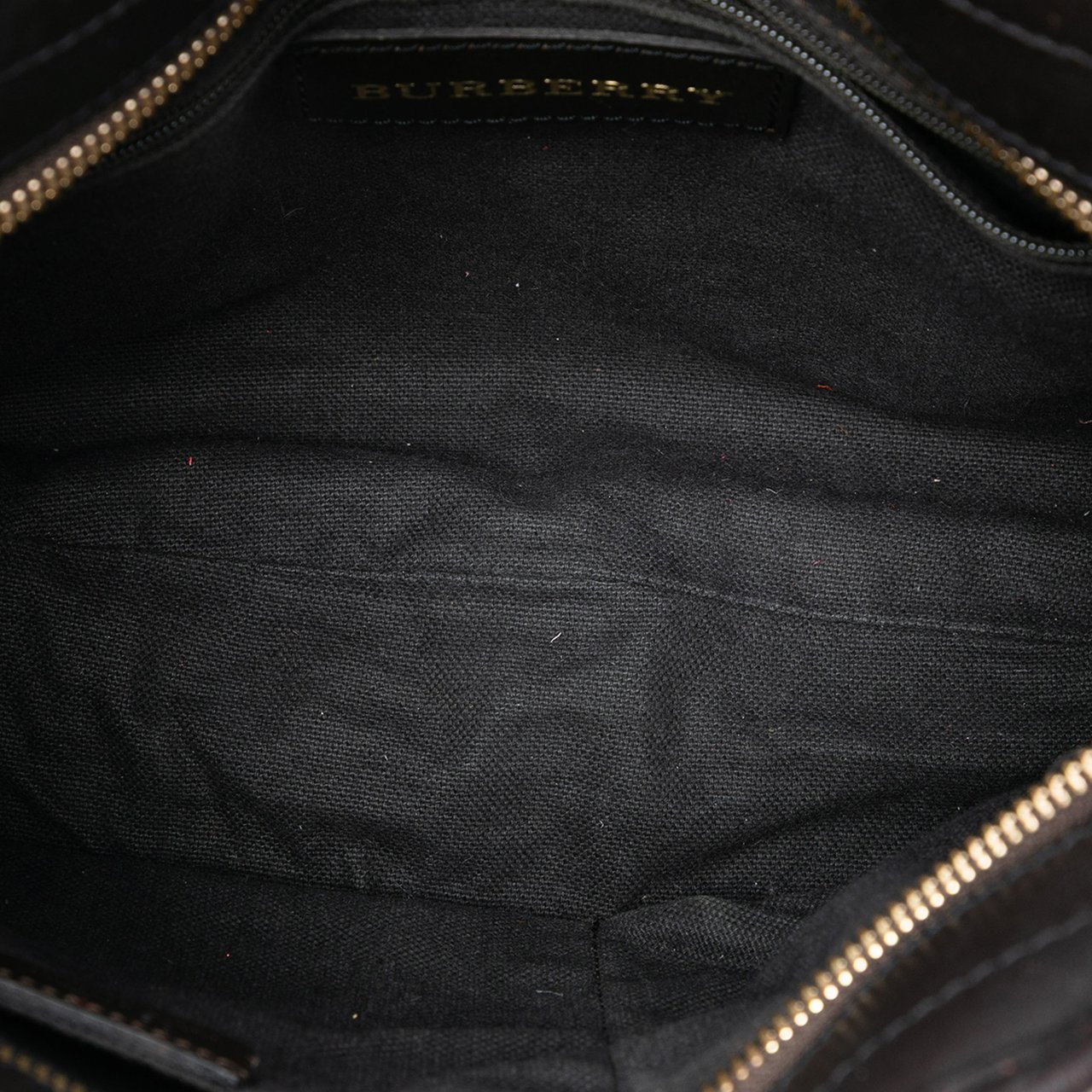 Burberry Haymarket Check Coated Canvas Brooklyn Hobo Bruin