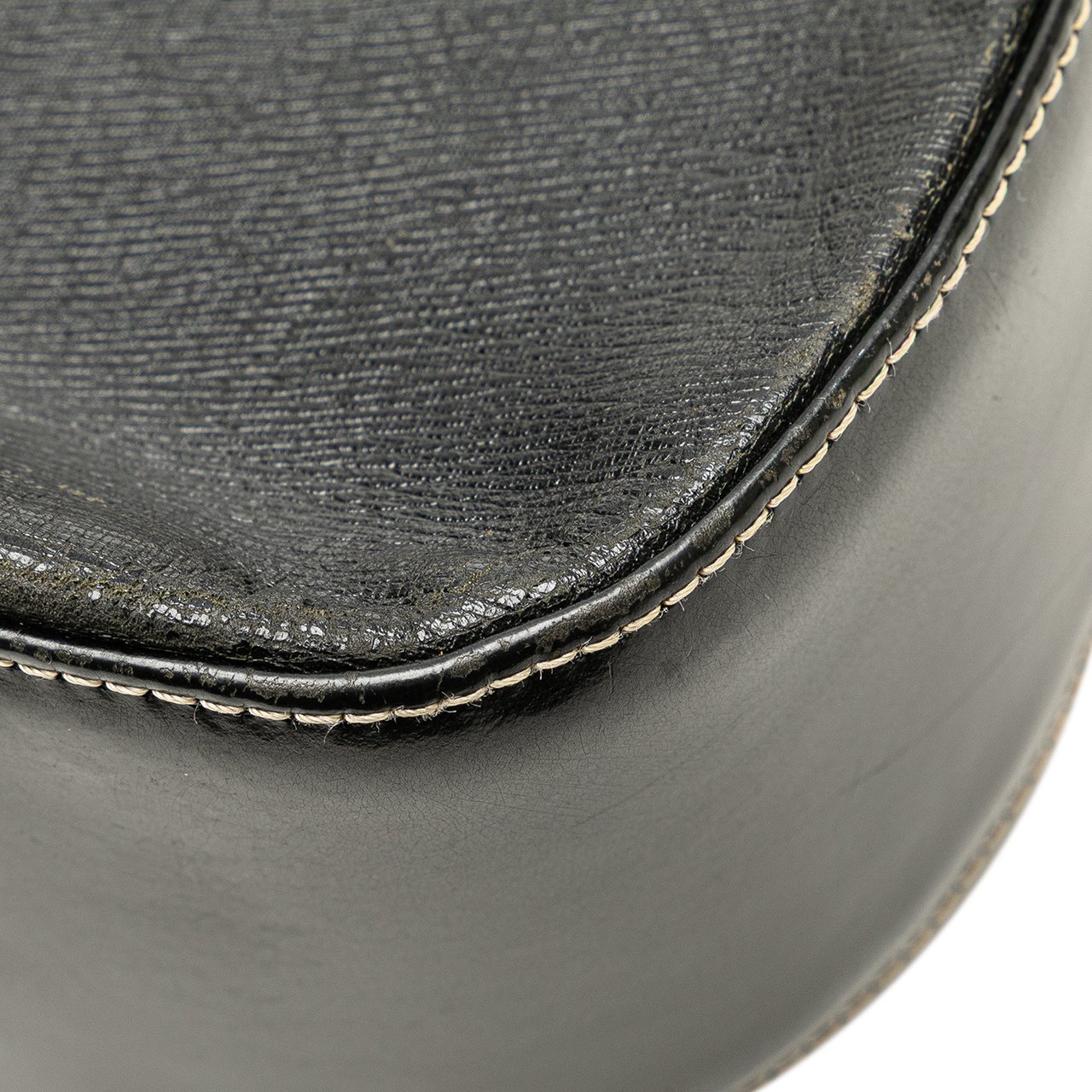 Burberry Leather Shoulder Bag Zwart