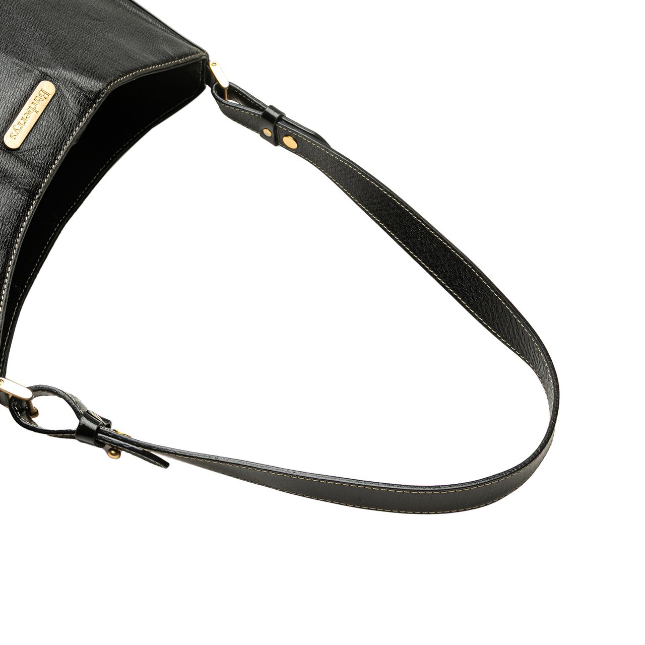 Burberry Leather Shoulder Bag Zwart