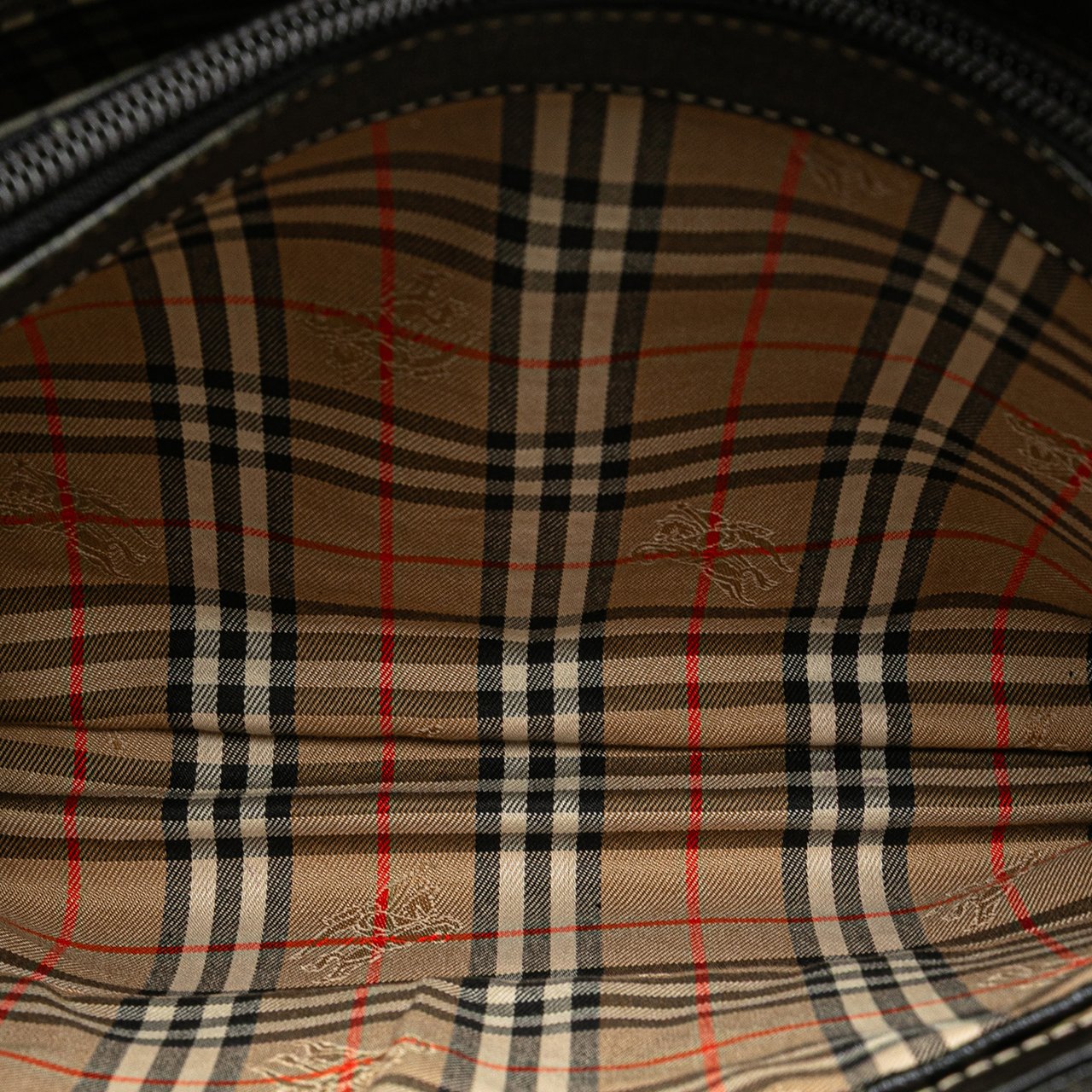 Burberry Leather Shoulder Bag Zwart