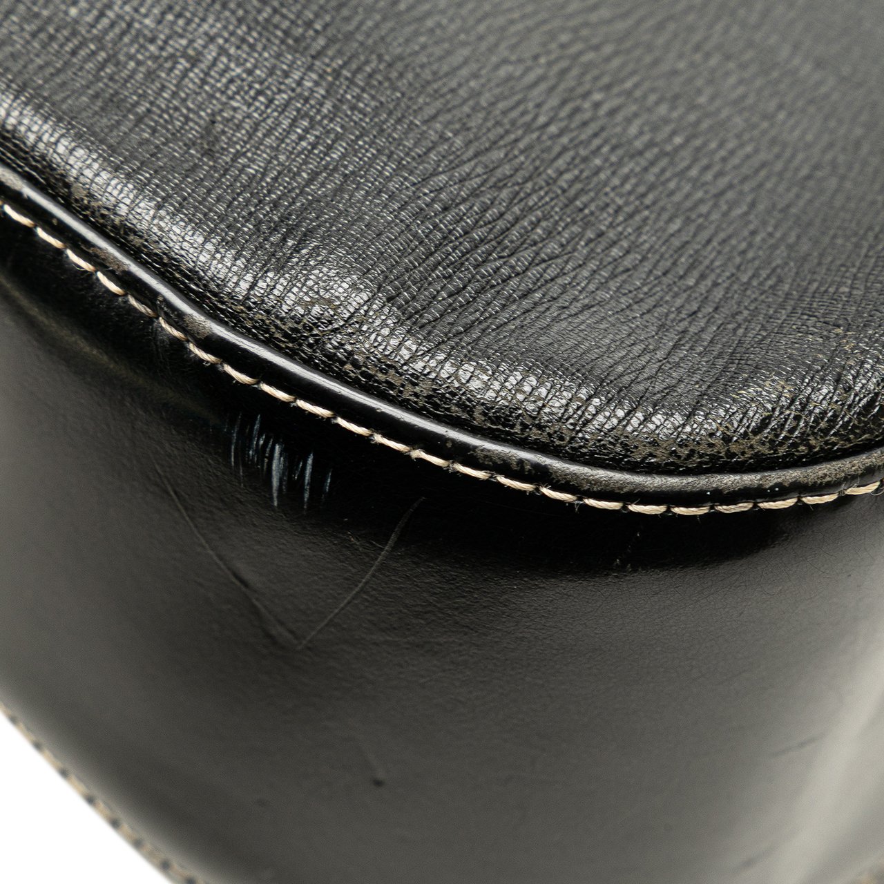 Burberry Leather Shoulder Bag Zwart