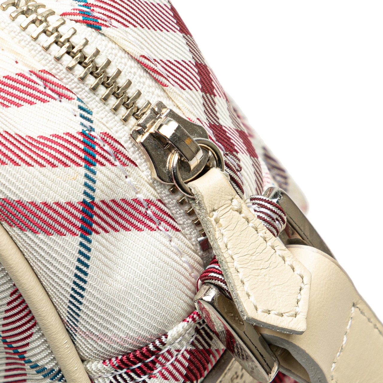 Burberry Nova Check Canvas Crossbody Wit
