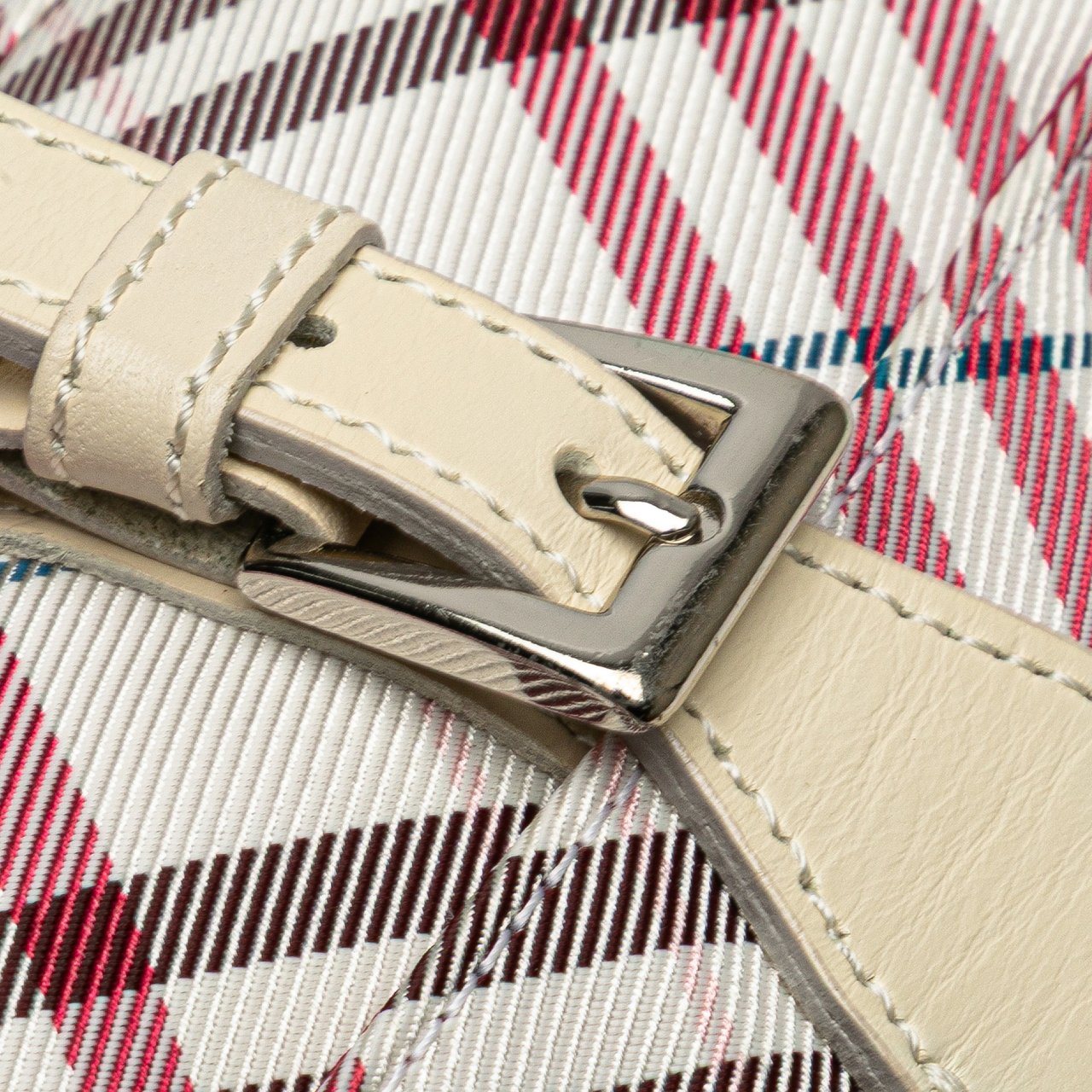 Burberry Nova Check Canvas Crossbody Wit