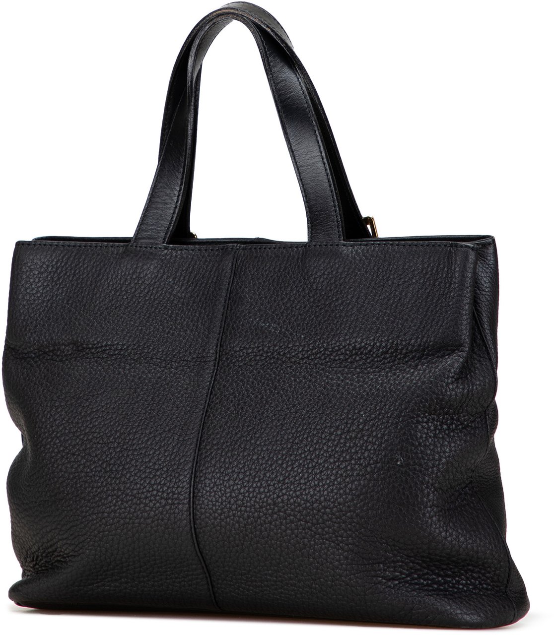 Burberry Leather Tote Zwart