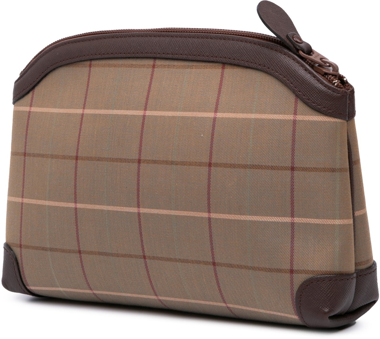 Burberry Vintage Check Canvas Clutch Bruin