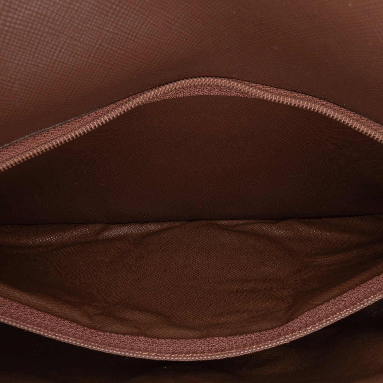 Burberry Vintage Check Canvas Flap Satchel Bruin