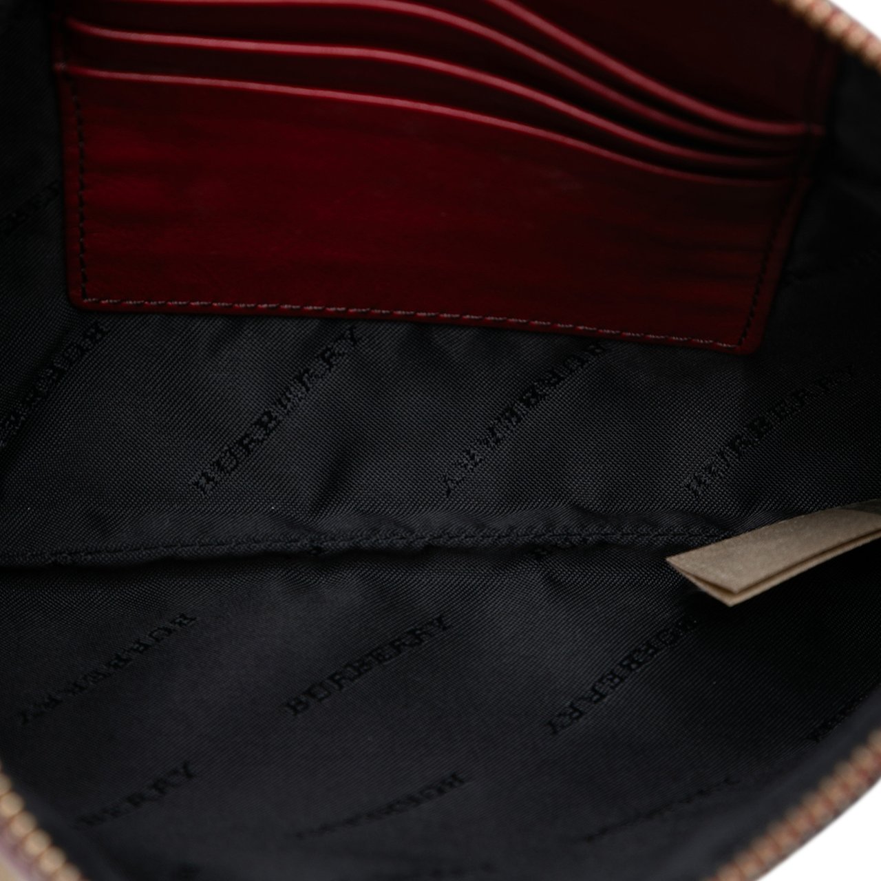 Burberry House Check Canvas Derby Peyton Crossbody Bruin