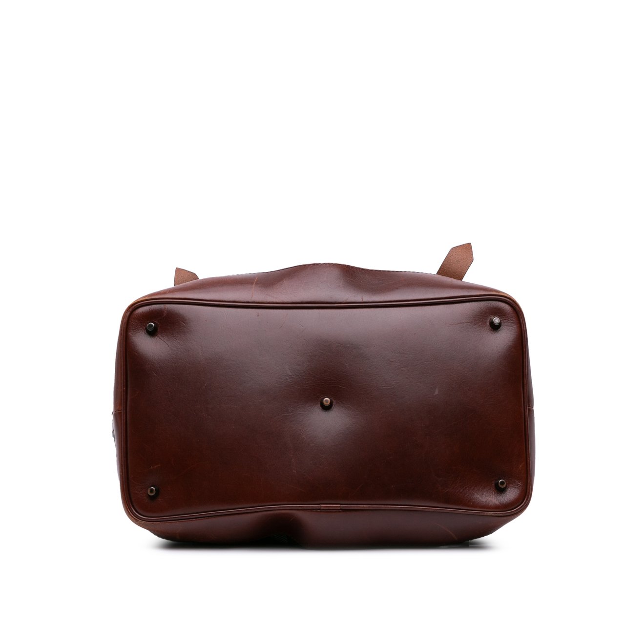 Burberry Mega Check Canvas Lowry Satchel Bruin