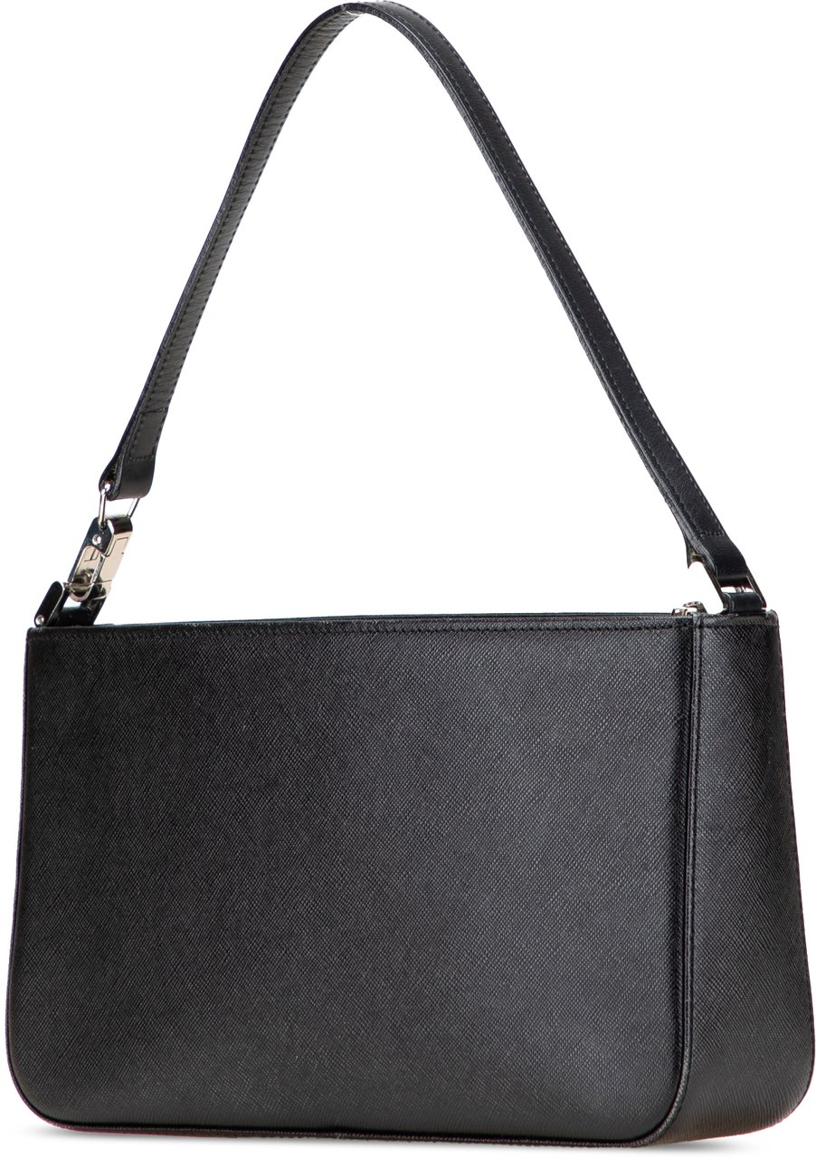 Burberry Leather Shoulder Bag Zwart