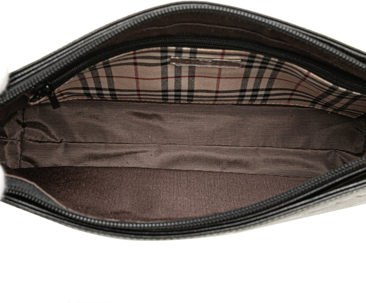 Burberry Leather Shoulder Bag Zwart