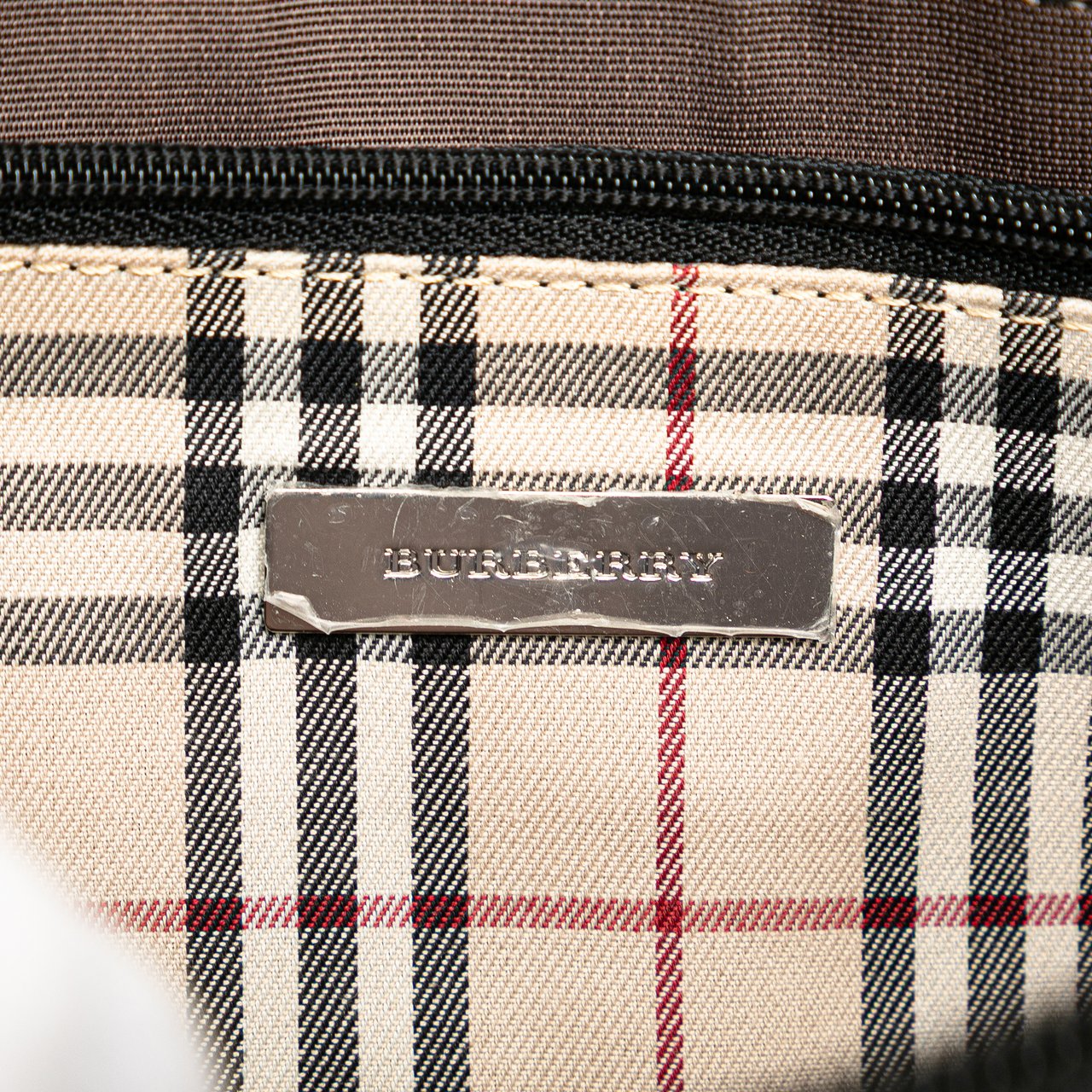 Burberry Leather Shoulder Bag Zwart