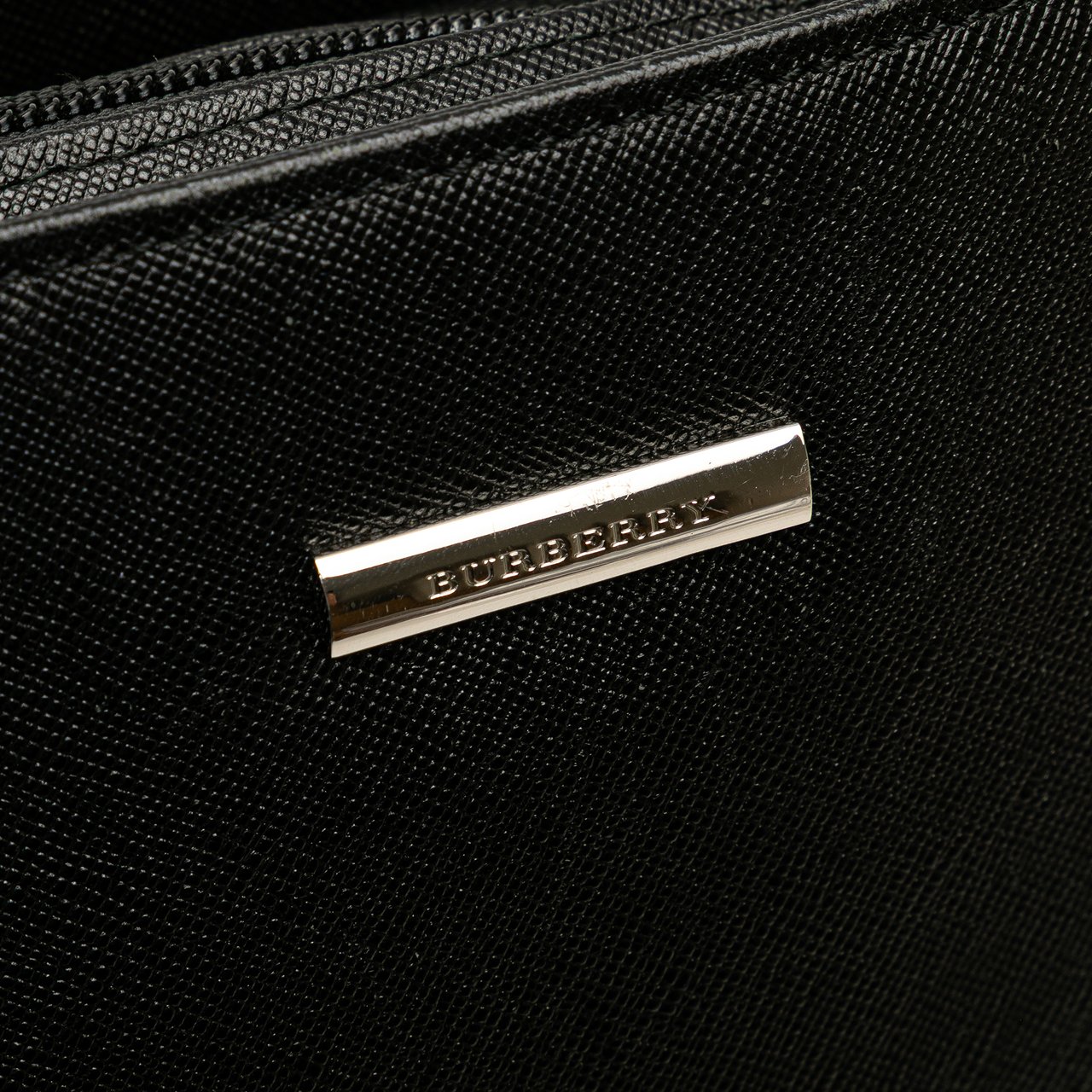 Burberry Leather Shoulder Bag Zwart
