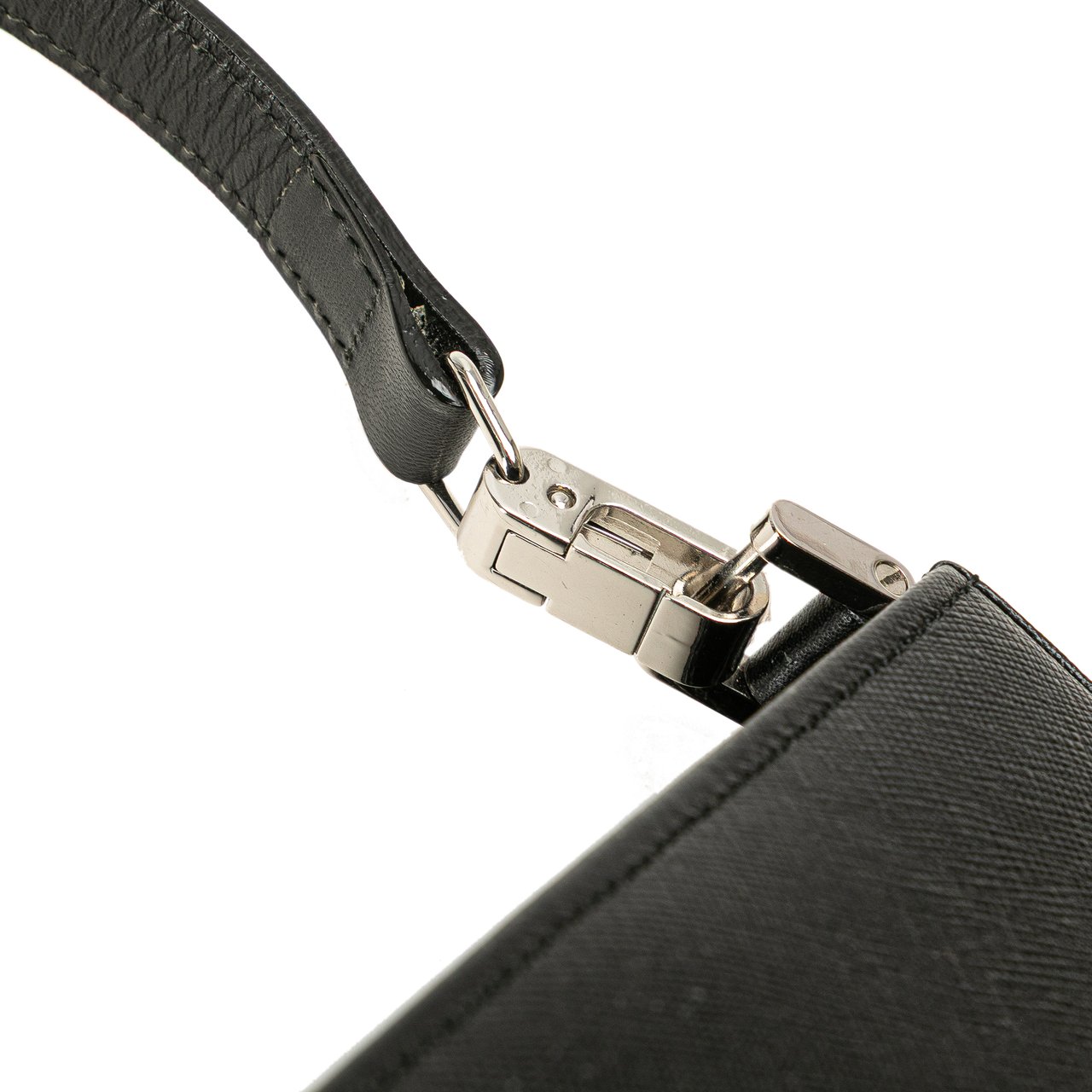 Burberry Leather Shoulder Bag Zwart