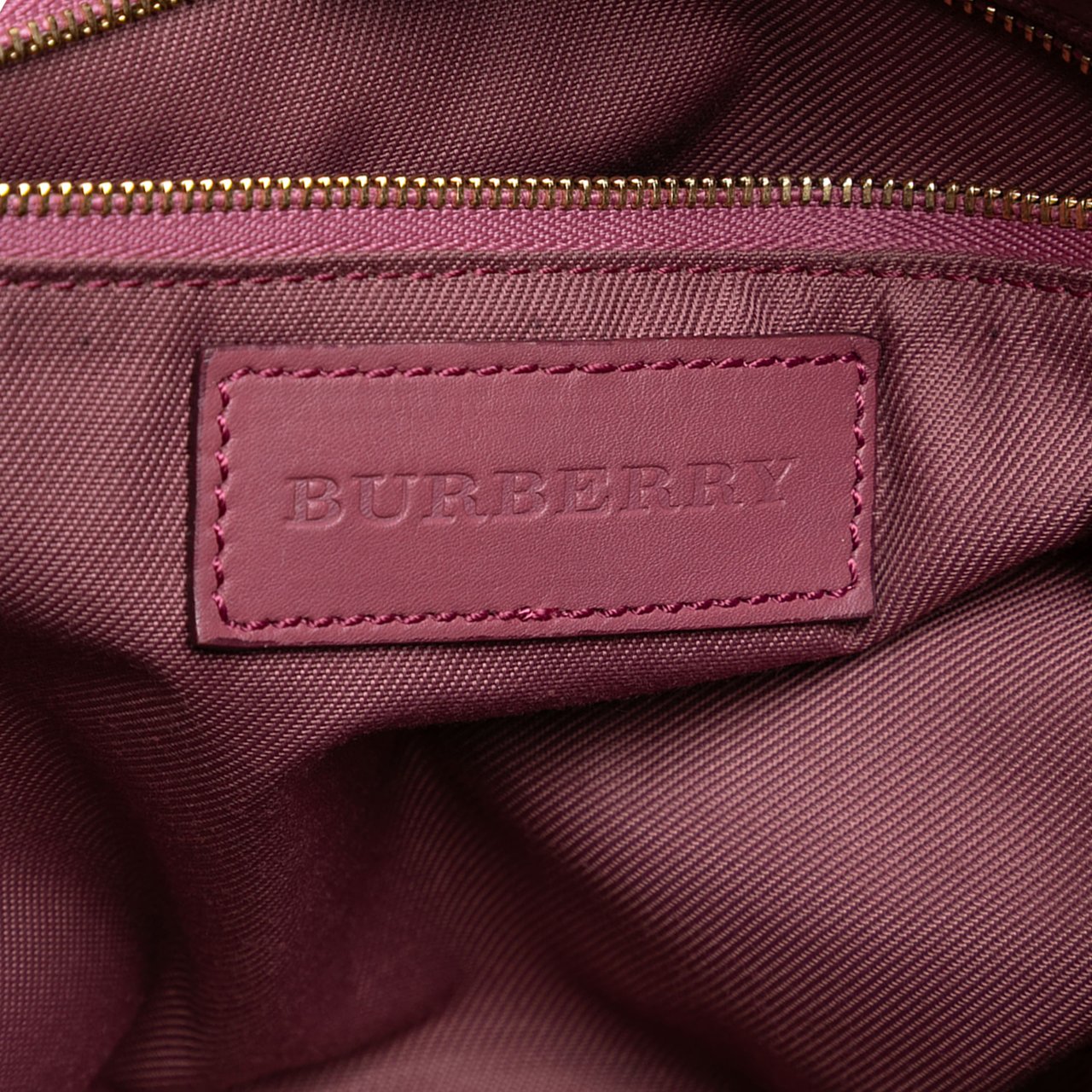 Burberry Small Leather Trimmed Haymarket Check Coated Canvas Canterbury Bow Tote Bruin