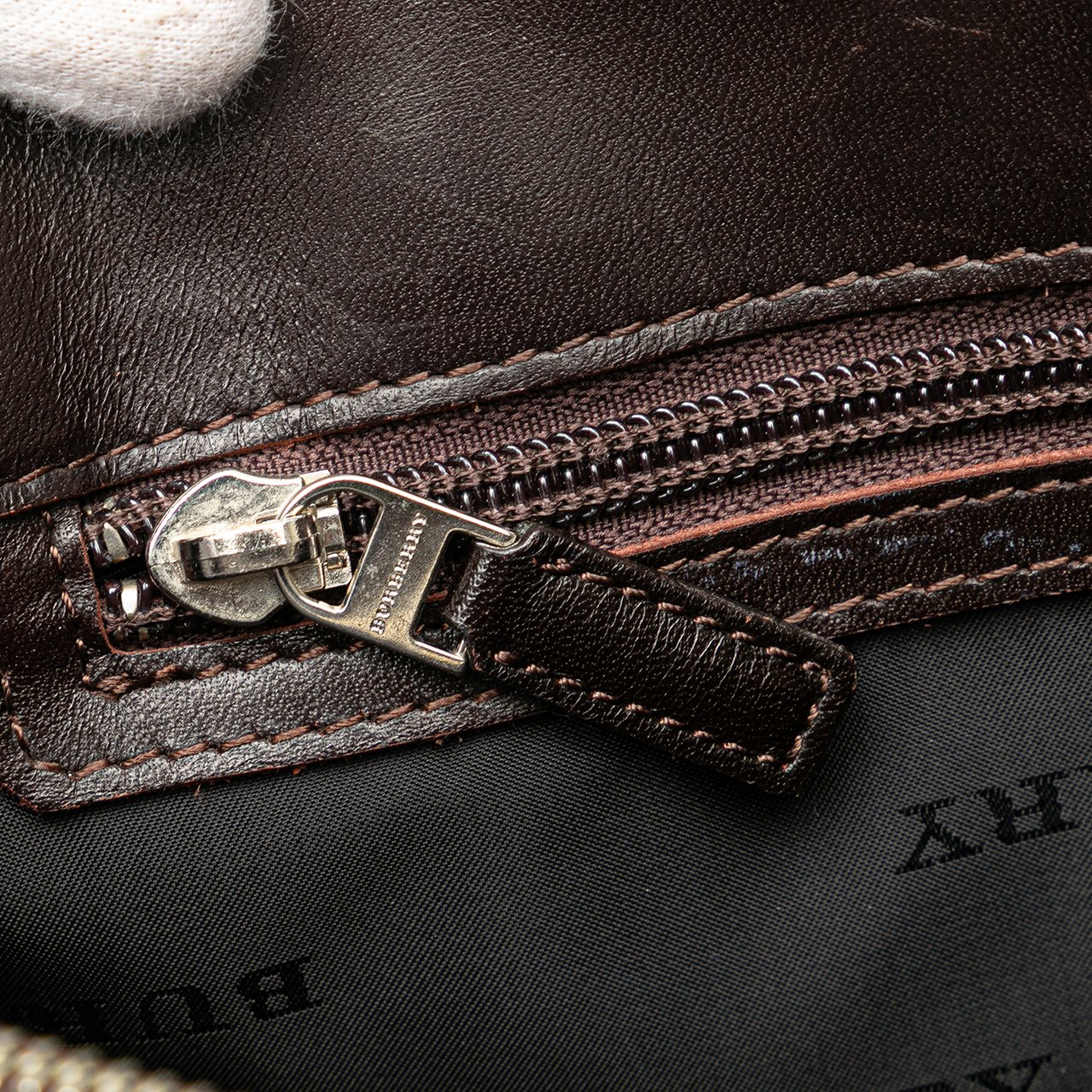 Burberry House Check Canvas Tote Bruin