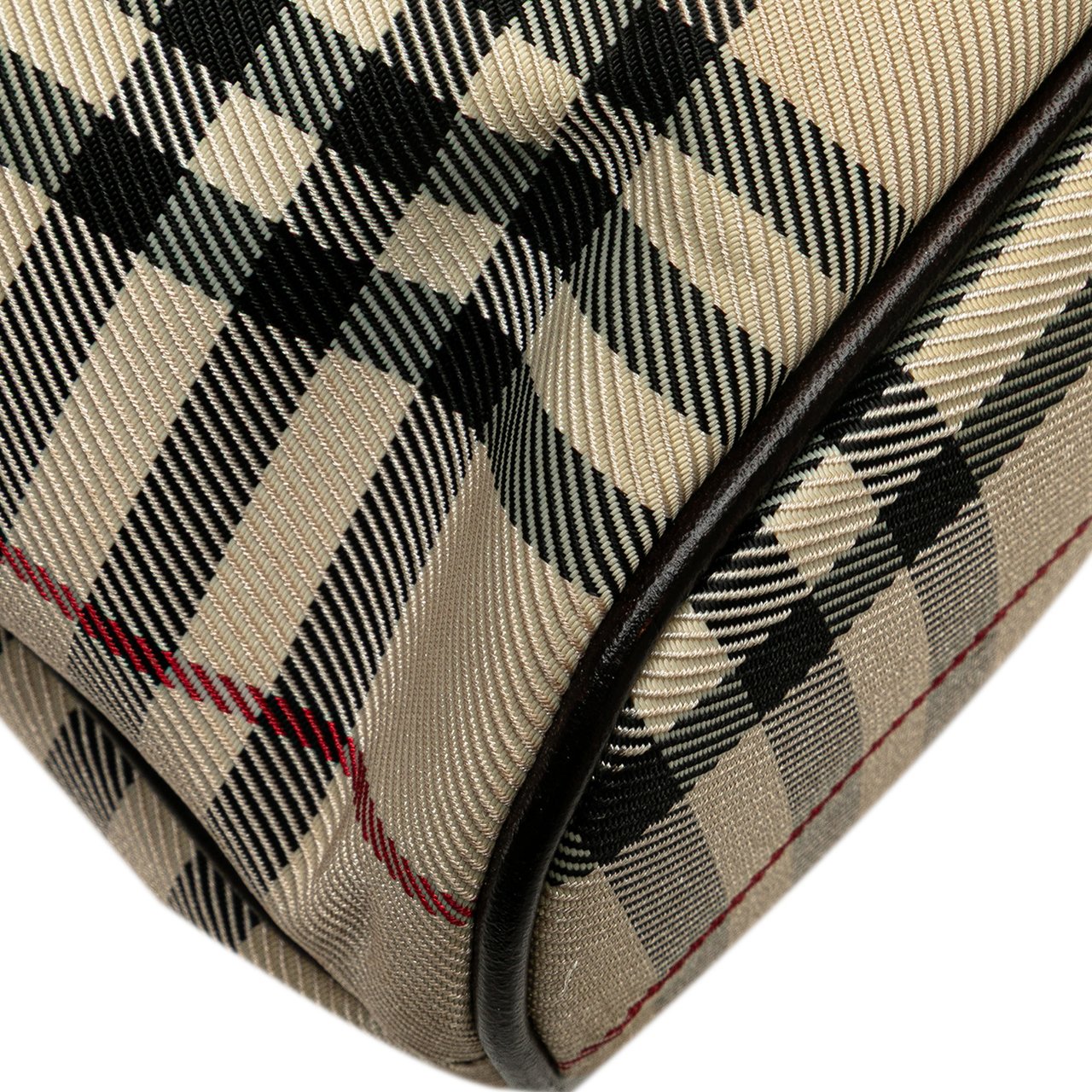 Burberry House Check Canvas Tote Bruin