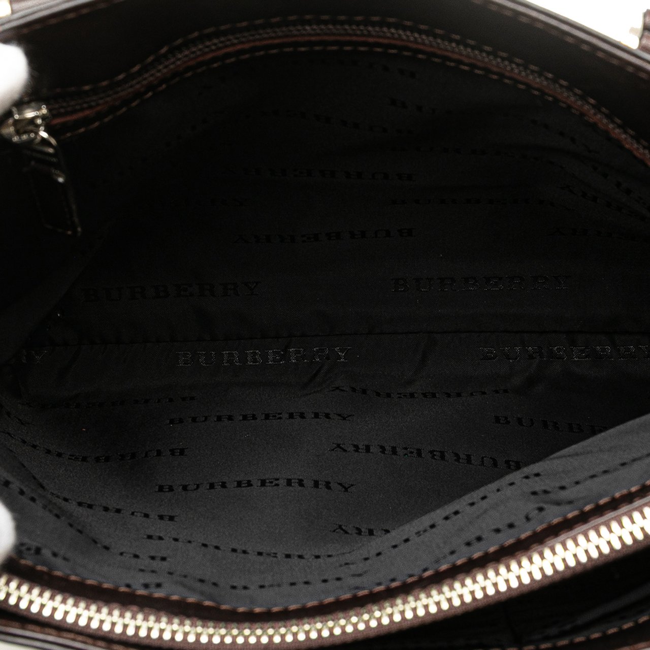 Burberry House Check Canvas Tote Bruin