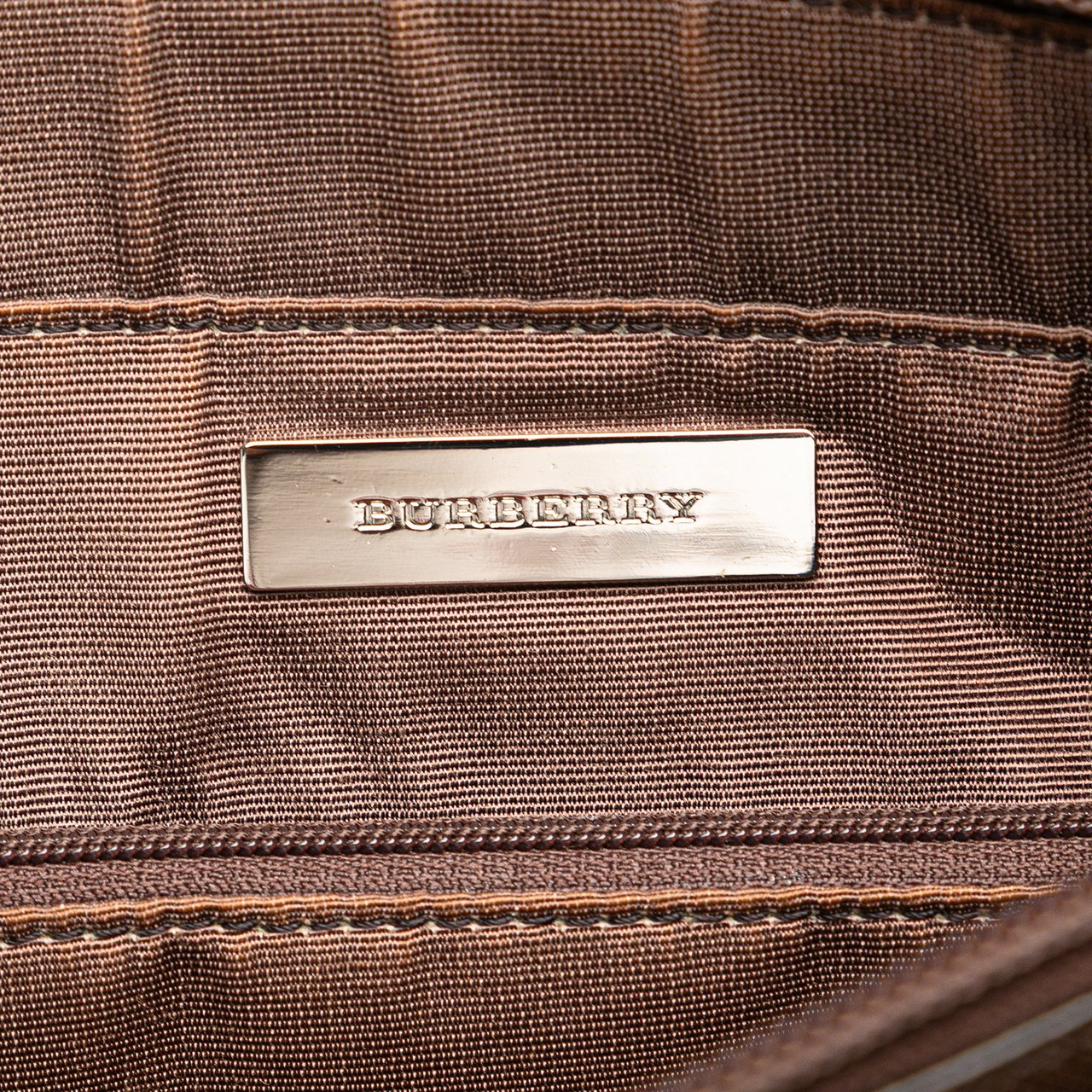 Burberry House Check Canvas Tote Bruin