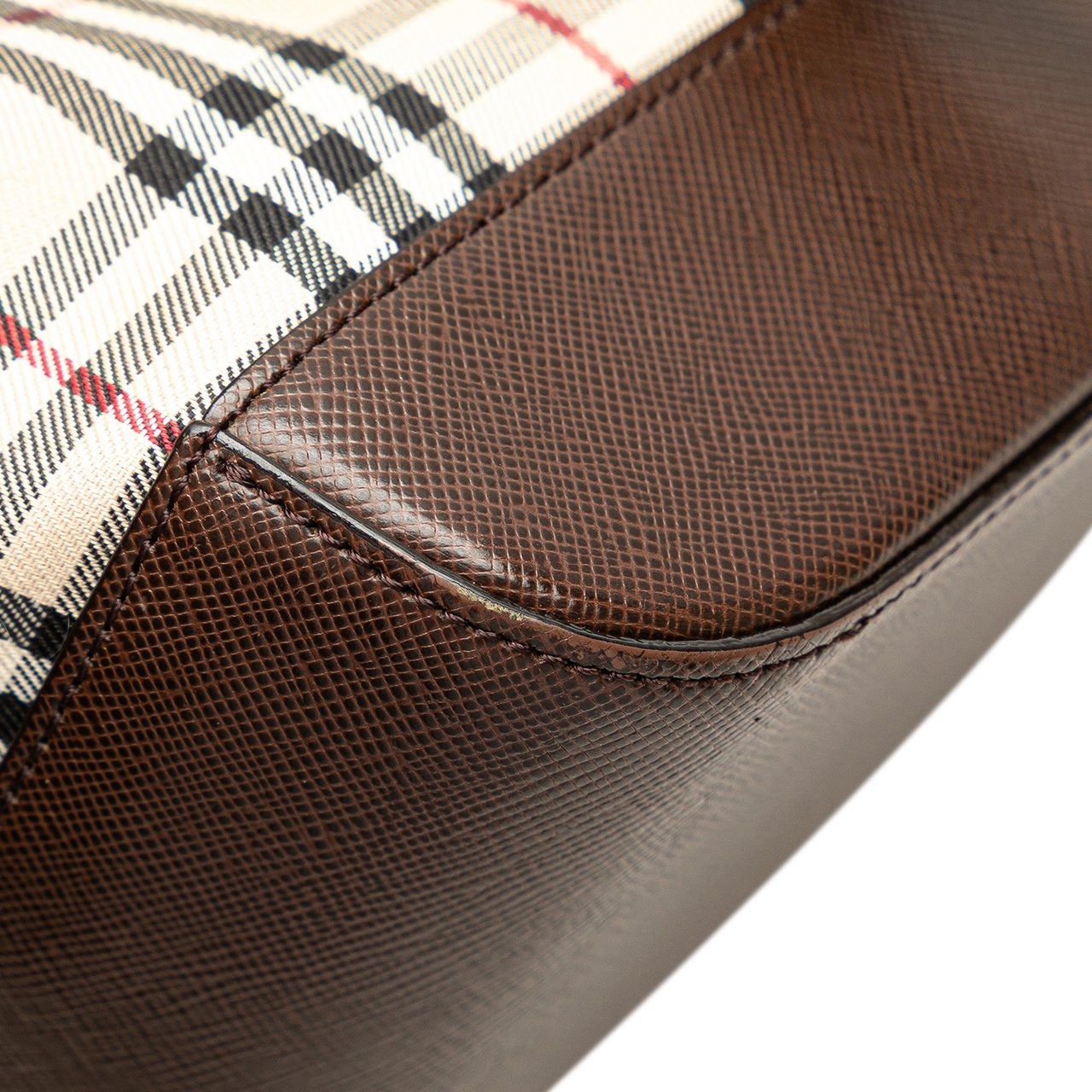 Burberry House Check Canvas Tote Bruin