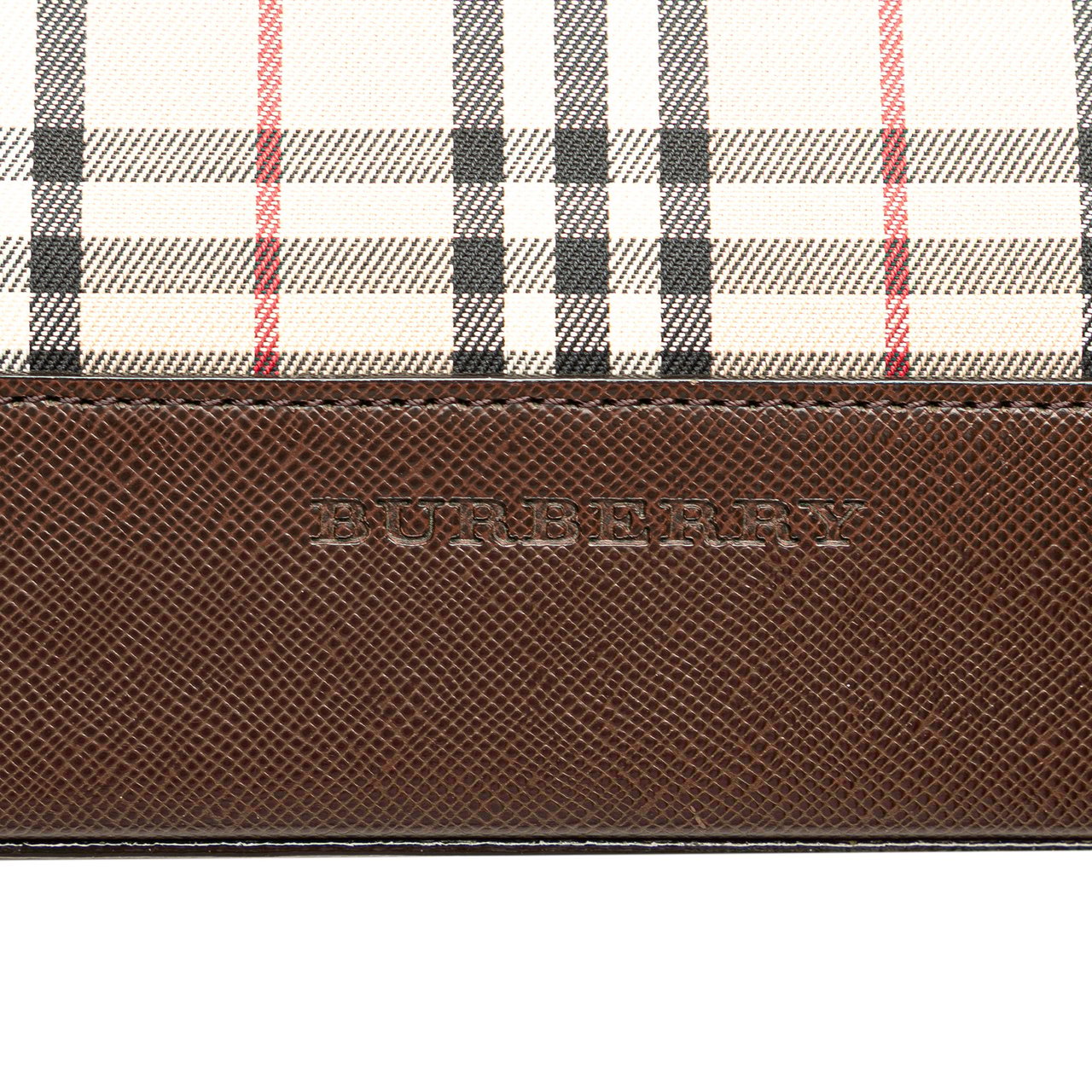 Burberry House Check Canvas Tote Bruin