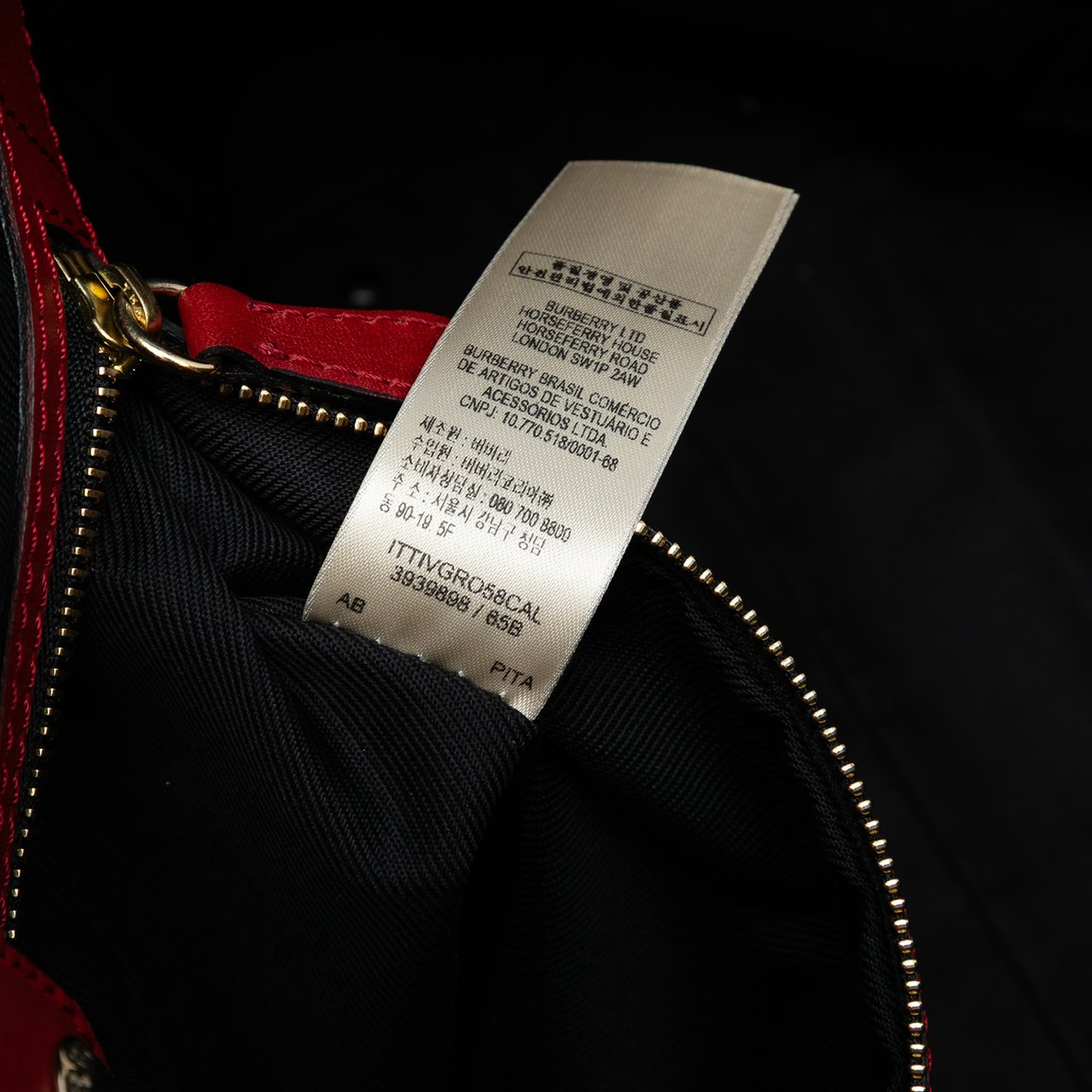 Burberry Small Haymarket Check Canvas and Leather Canterbury Tote Bruin