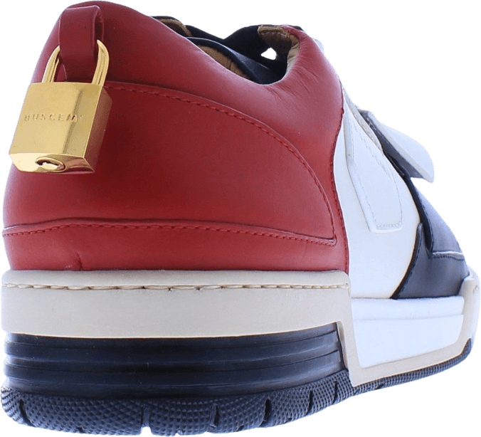 Buscemi Heren AIR JON LOW VITELLO Wit
