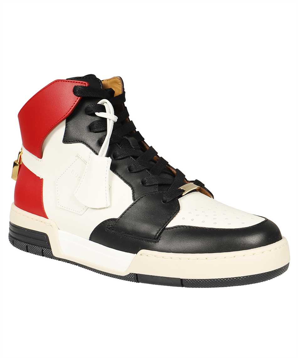 Buscemi Leather high-top sneakers Rood
