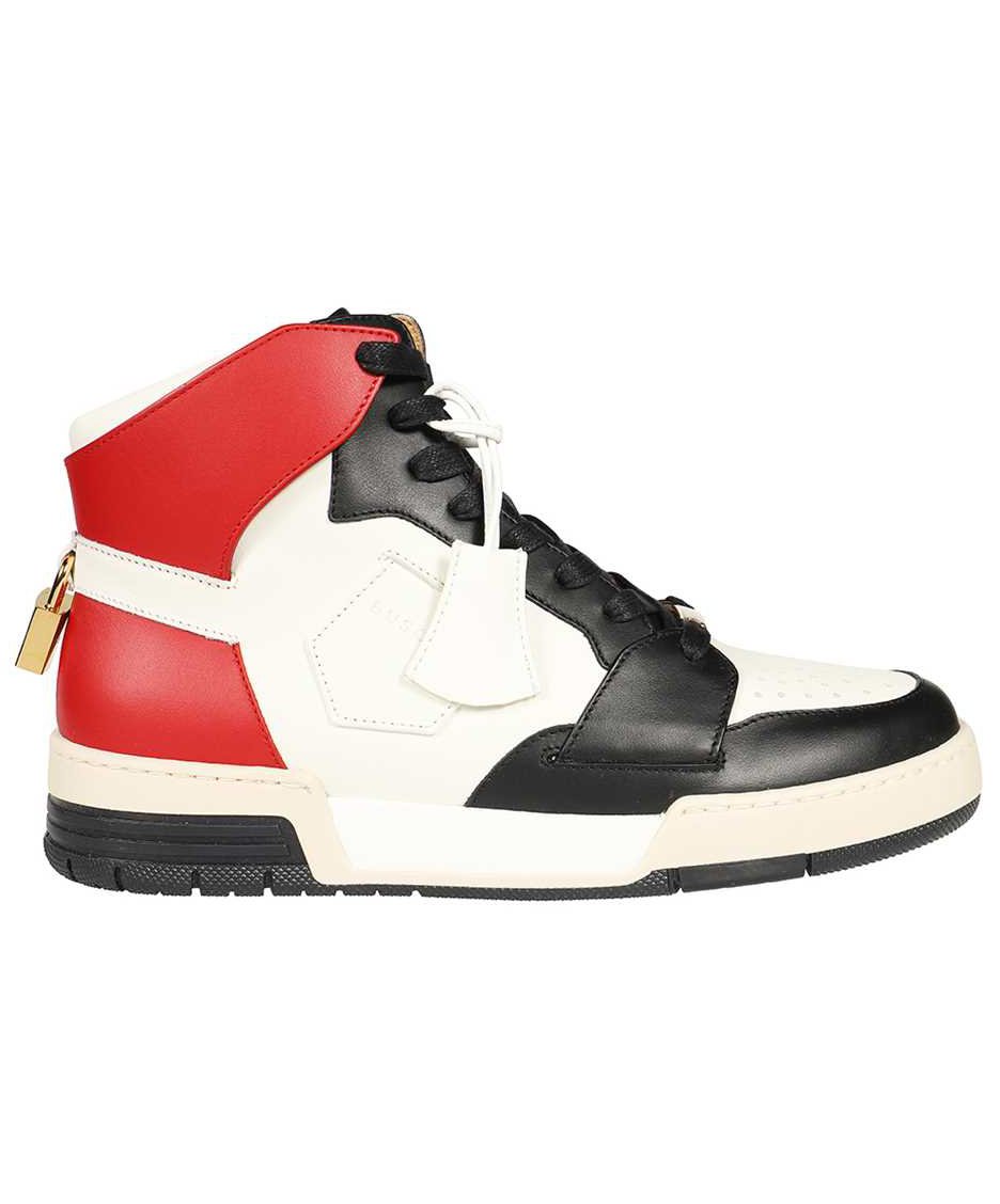 Buscemi Leather high-top sneakers Rood