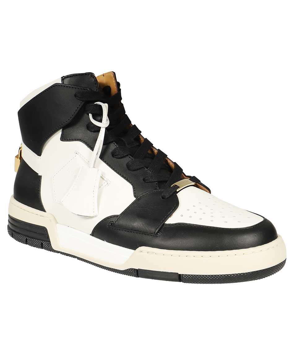 Buscemi Leather high-top sneakers Zwart