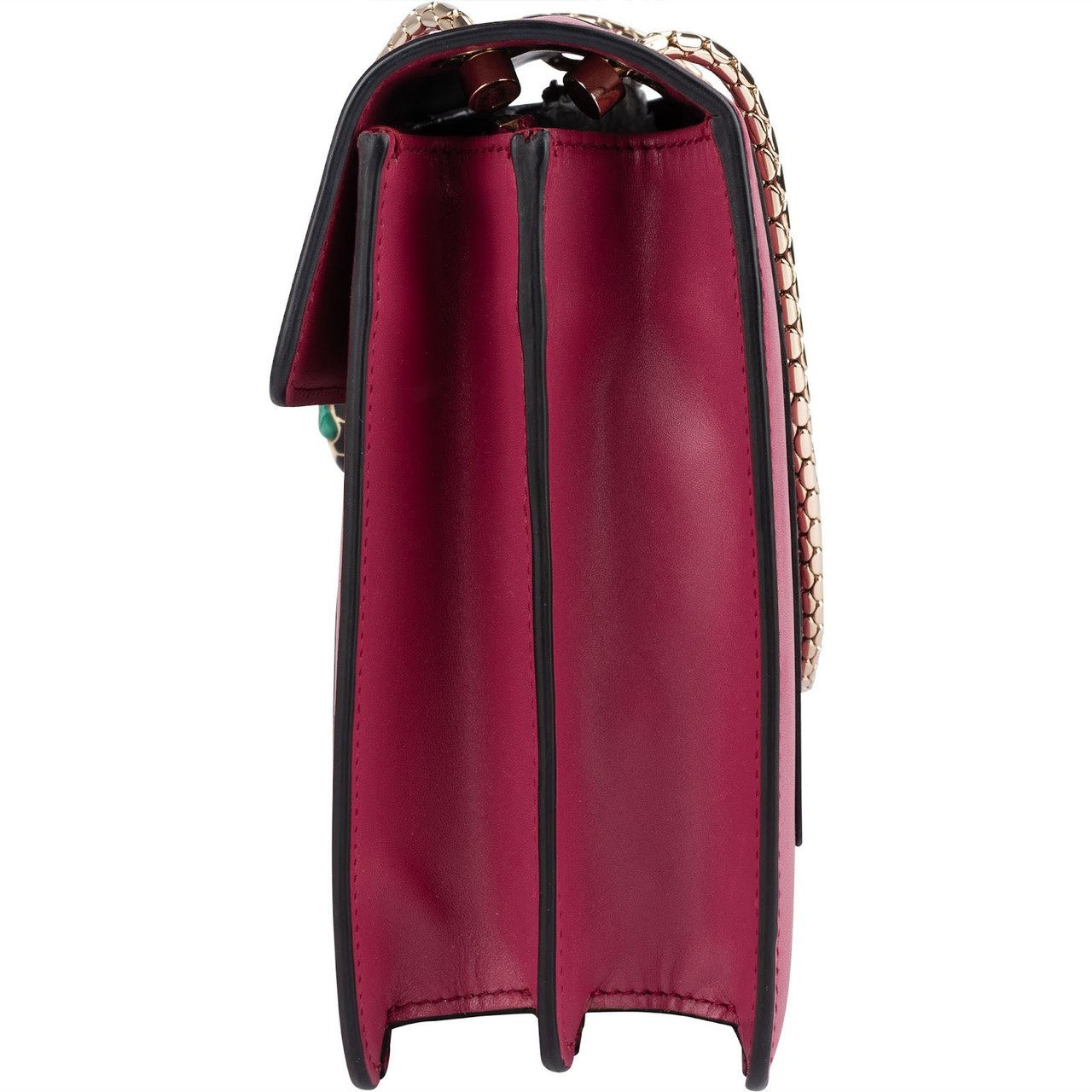 Bvlgari Calfskin Serpenti Forever Shoulder Bag Roze