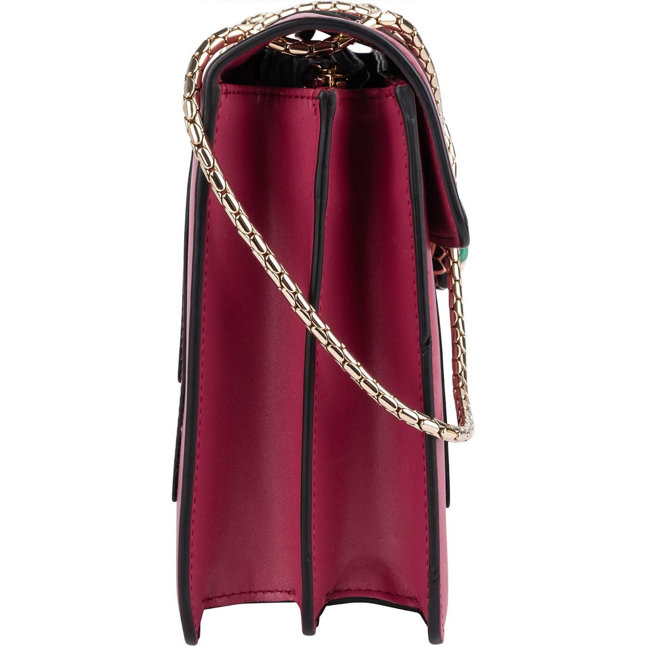 Bvlgari Calfskin Serpenti Forever Shoulder Bag Roze